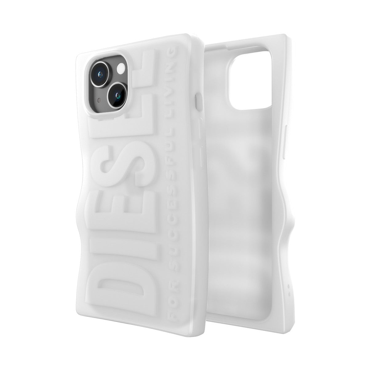 DIESEL iPhone15ケース D By DIESEL Silicone ミルキーホワイト