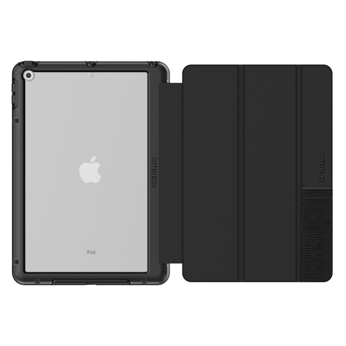 [OUTLET] iPad[第9世代] iPadケース iPadカバー Apple Pencilホルダー付 スタンド 耐衝撃 スターリーナイト(ブラック) OtterBox[オッターボックス] Symmetry Folio[シンメトリー フォリオ] (77-62044)