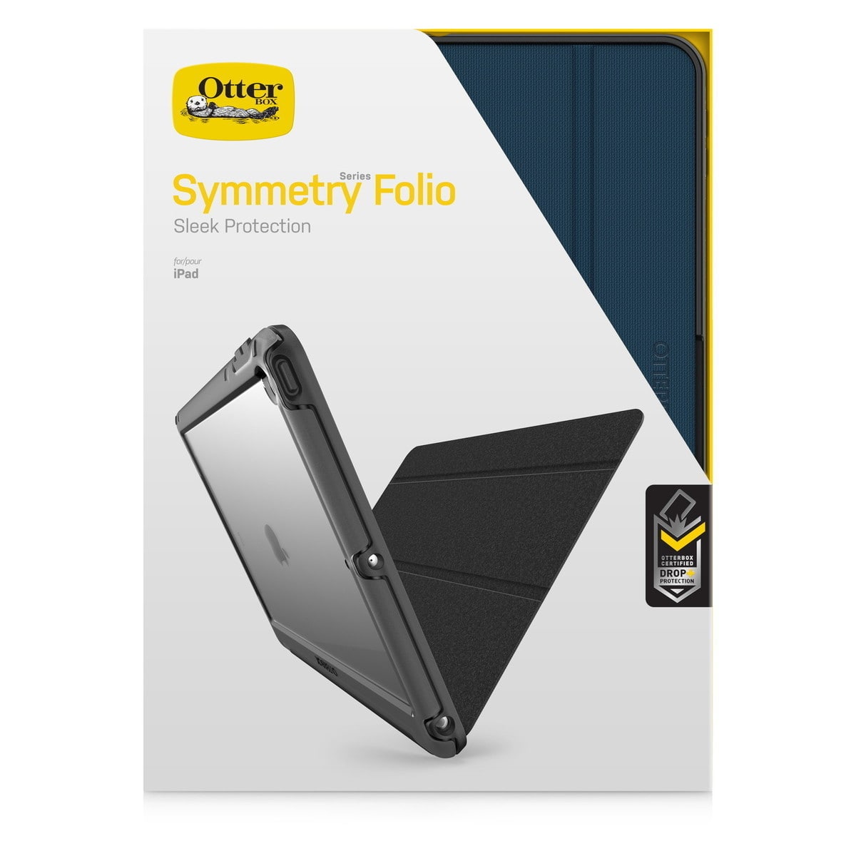 [OUTLET] iPad[第9世代] iPadケース iPadカバー Apple Pencilホルダー付 スタンド 耐衝撃 コースタルイブニング(ネイビー) OtterBox[オッターボックス] Symmetry Folio[シンメトリー フォリオ] (77-62046)
