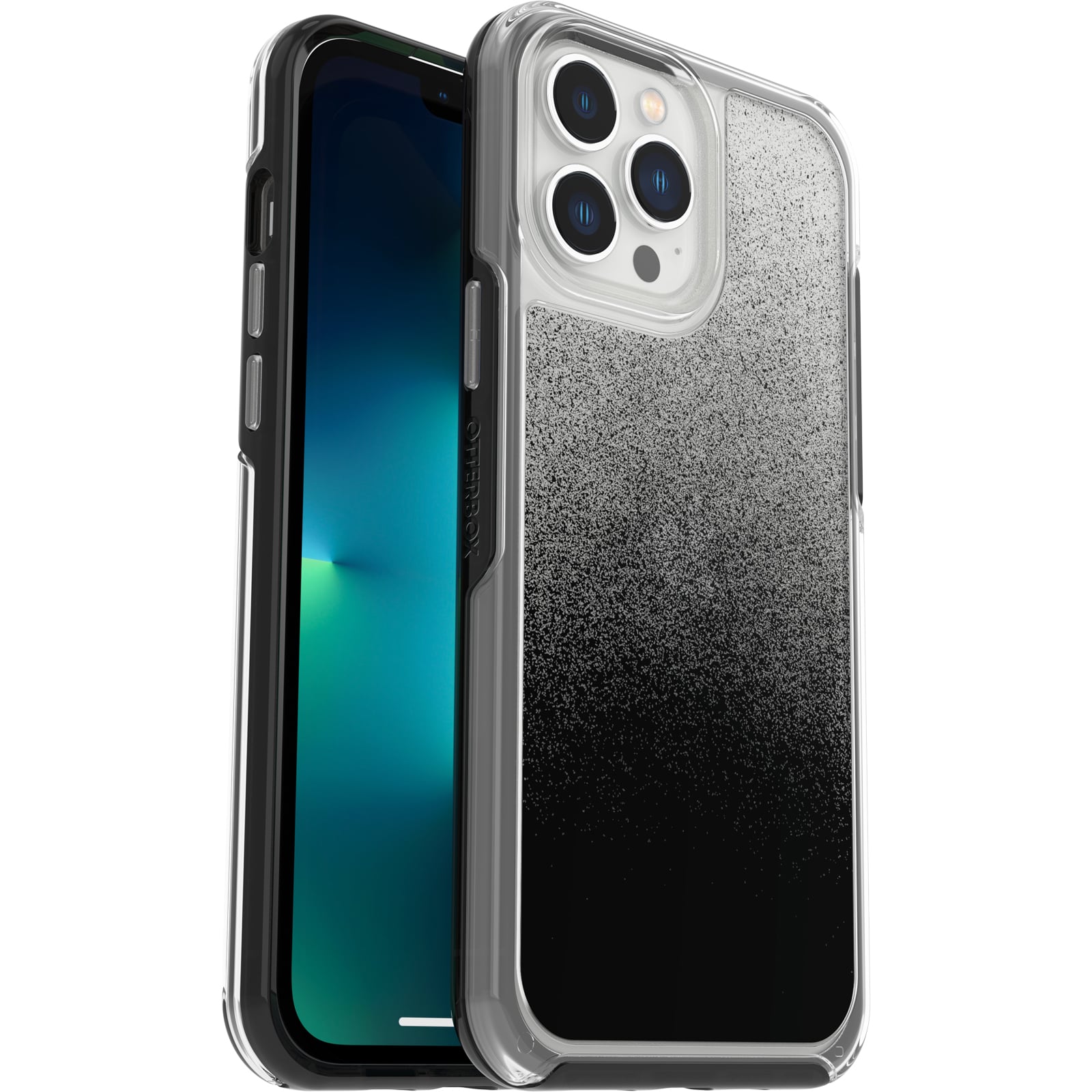 [OUTLET] iPhone 13 Pro Max スマホケース スマホカバー Clear(クリア)/Black(ブラック) グラデーション OtterBox[オッターボックス] Symmetry[シンメトリー] OMBRE SPRAY(オンブレ・スプレー) グラフィック (77-83507)
