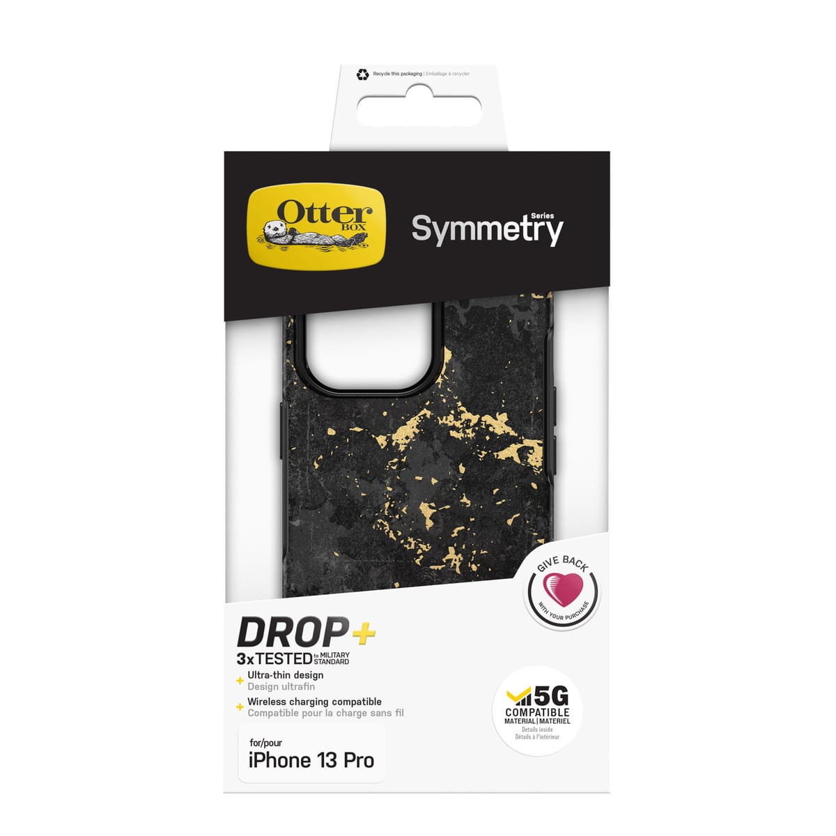 [OUTLET] iPhone 13 Pro スマホケース スマホカバー Black(ブラック/ウェザード柄) OtterBox[オッターボックス] Symmetry[シンメトリー] GRAPHICS ENIGMA (77-83576)