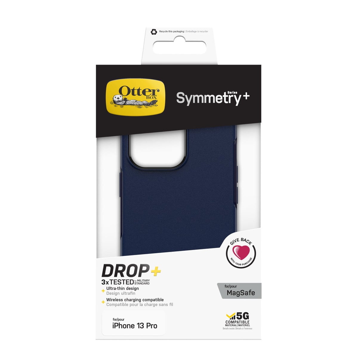 [OUTLET] iPhone 13 Pro スマホケース スマホカバー MagSafe対応 ネイビーキャプテン OtterBox[オッターボックス] Symmetry PLUS [シンメトリープラス] (77-83590)