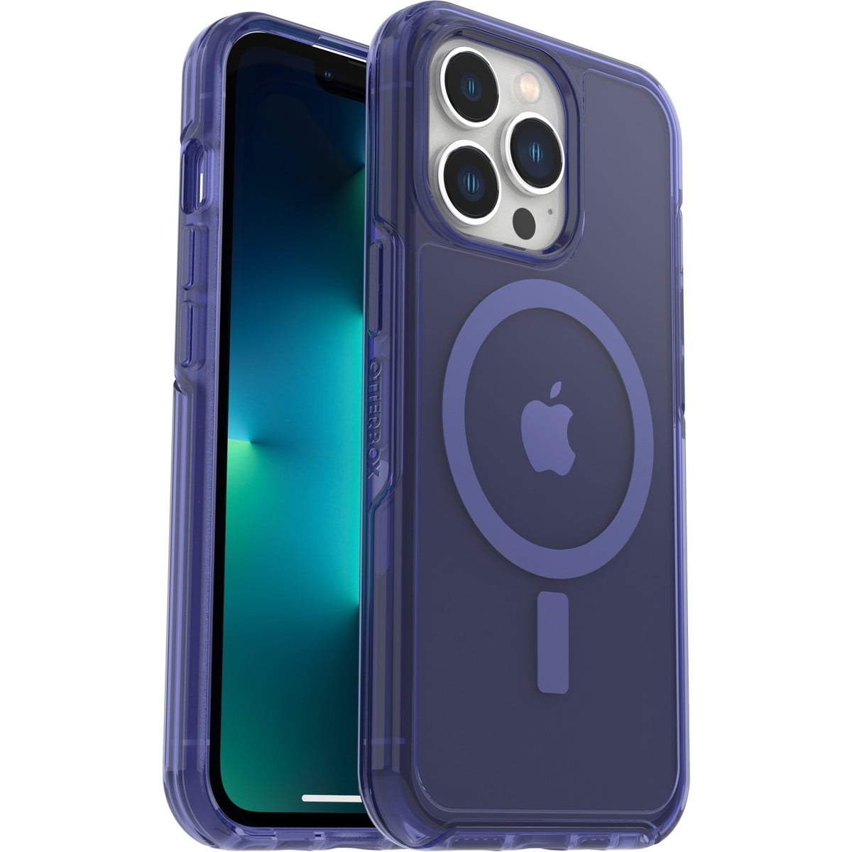 [OUTLET] iPhone 13 Pro スマホケース スマホカバー MagSafe対応 CLEAR/フィーリンブルー(クリア/ブルー) OtterBox[オッターボックス] Symmetry PLUS[シンメトリー プラス] (77-83640)