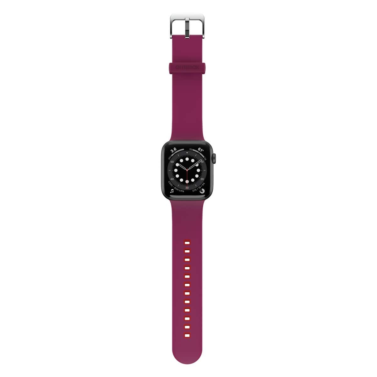 [OUTLET] Apple Watchバンド (49/46/45/44mm) シリコン素材 抗菌素材使用 パルスチェック(パープル) OtterBox[オッターボックス] (77-83886)