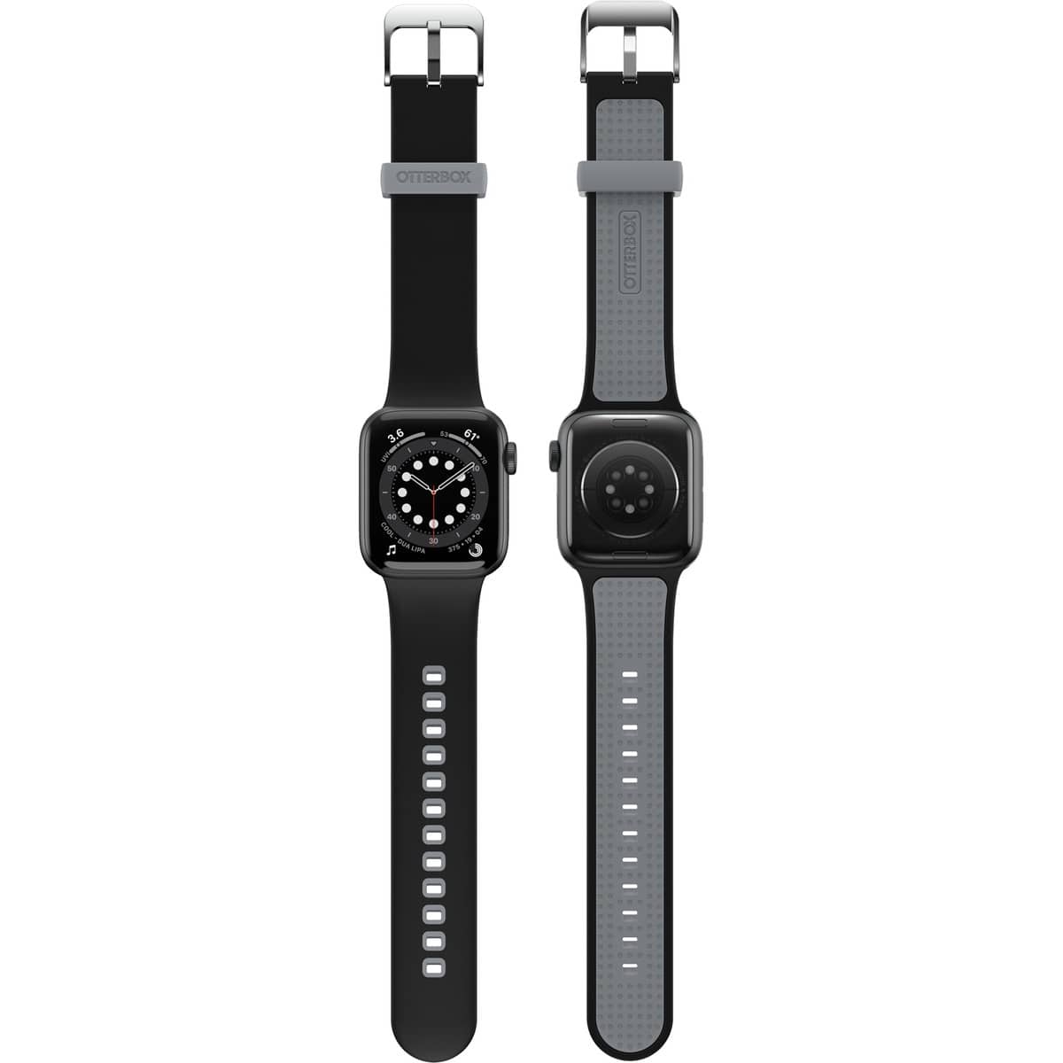 Apple Watch バンド (42/41/40/38mm)用 シリコン素材 抗菌素材使用 ペイブメント Black(ブラック) OtterBox[オッターボックス] ブラック 77-83894