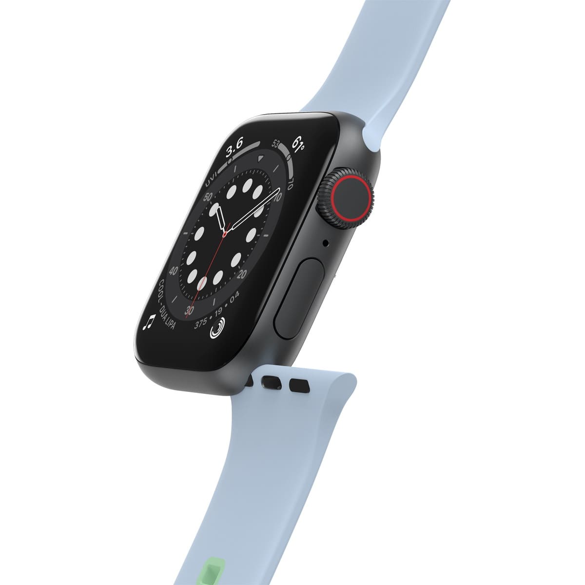 [OUTLET] Apple Watchバンド (42/41/40/38mm) シリコン素材 抗菌素材使用 フレッシュデュー(ブルー) OtterBox[オッターボックス] (77-83895)
