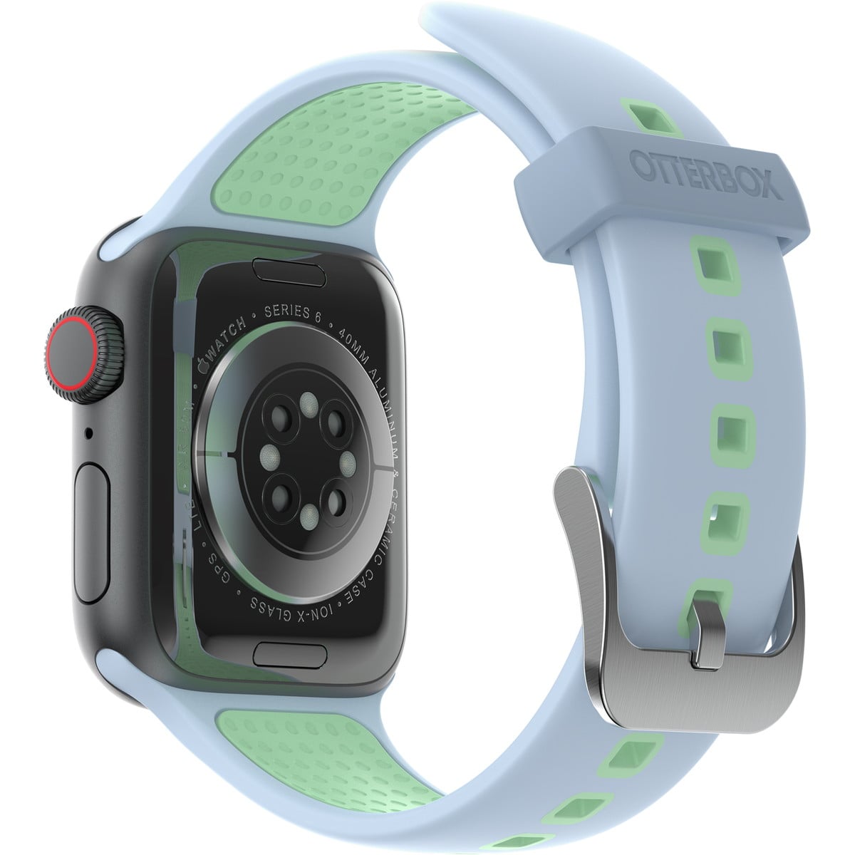 [OUTLET] Apple Watchバンド (42/41/40/38mm) シリコン素材 抗菌素材使用 フレッシュデュー(ブルー) OtterBox[オッターボックス] (77-83895)