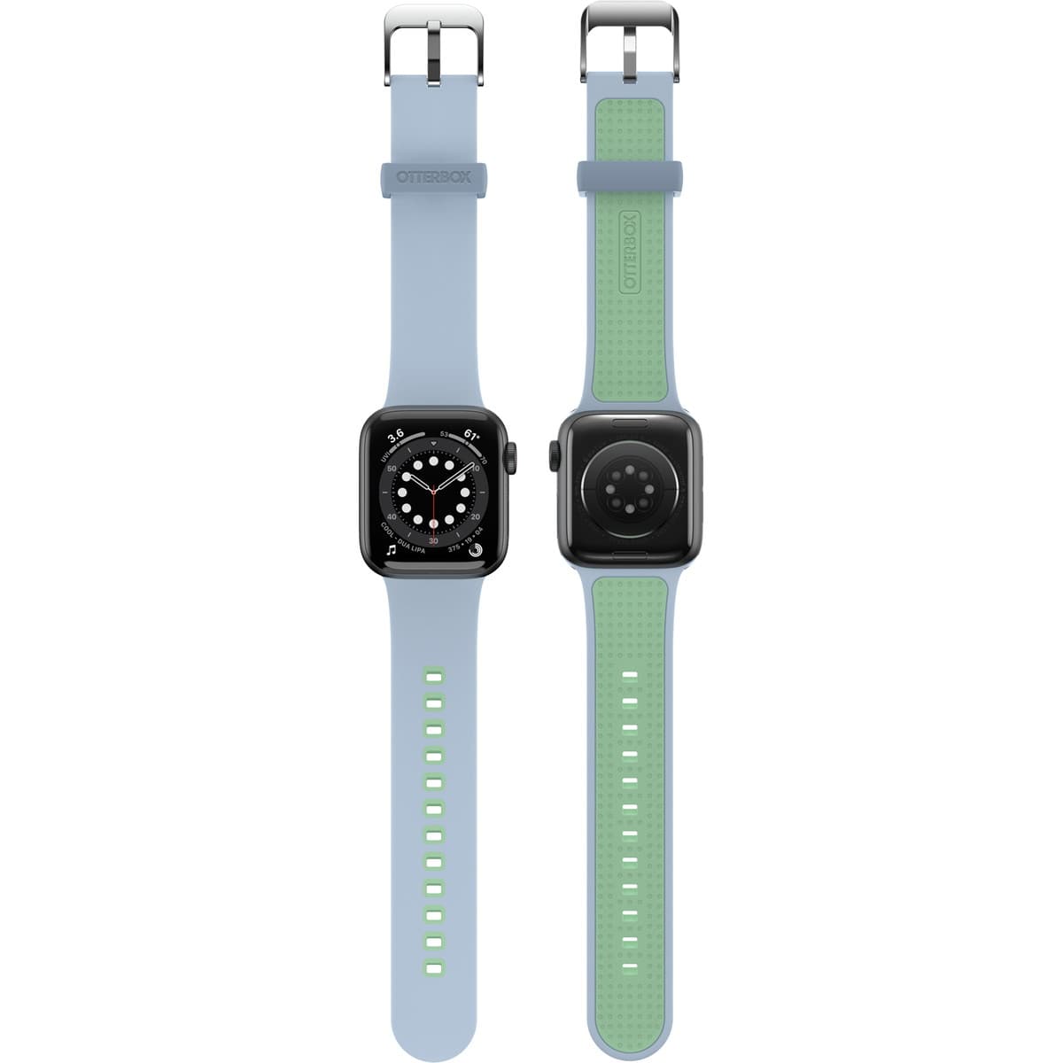 [OUTLET] Apple Watchバンド (42/41/40/38mm) シリコン素材 抗菌素材使用 フレッシュデュー(ブルー) OtterBox[オッターボックス] (77-83895)