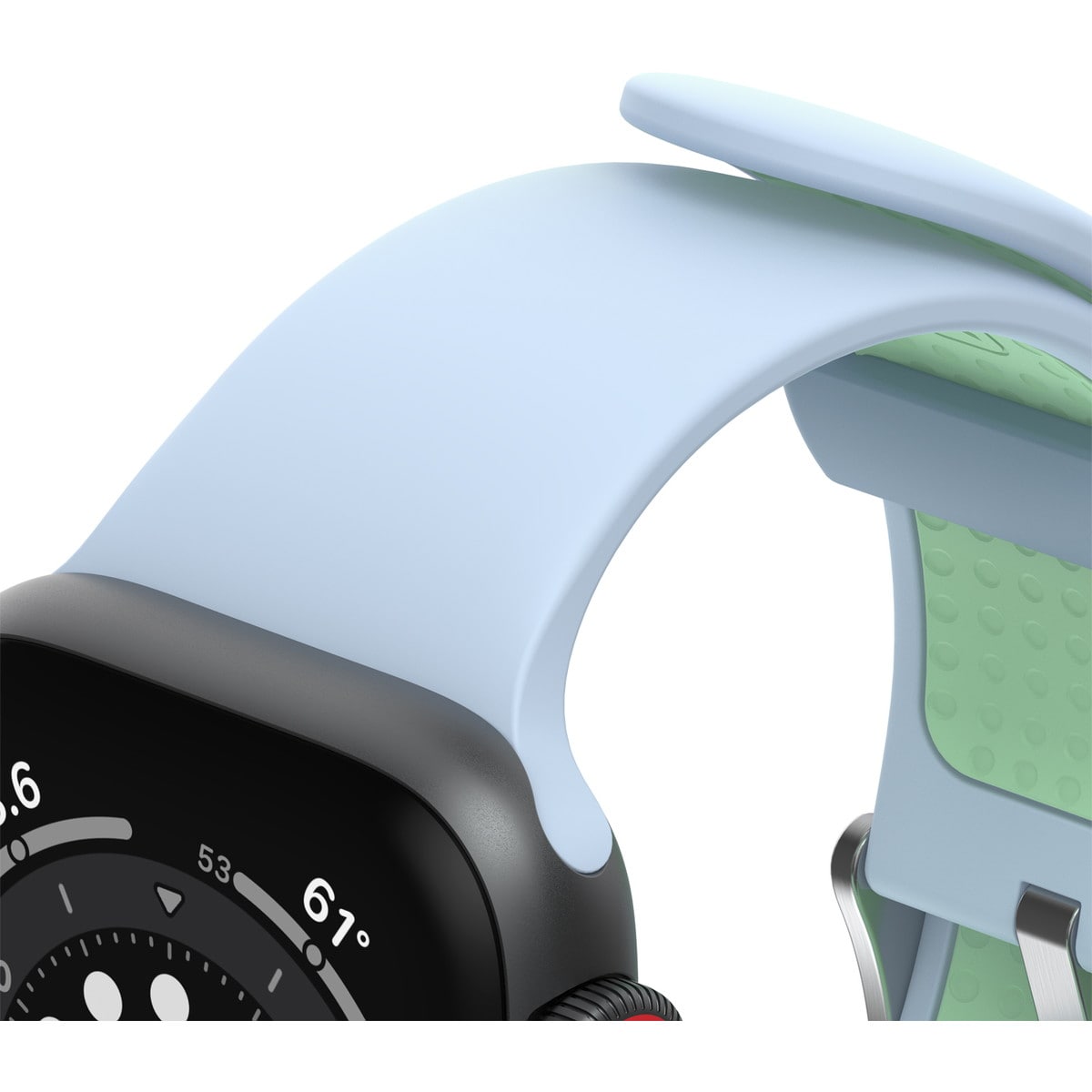 [OUTLET] Apple Watchバンド (42/41/40/38mm) シリコン素材 抗菌素材使用 フレッシュデュー(ブルー) OtterBox[オッターボックス] (77-83895)