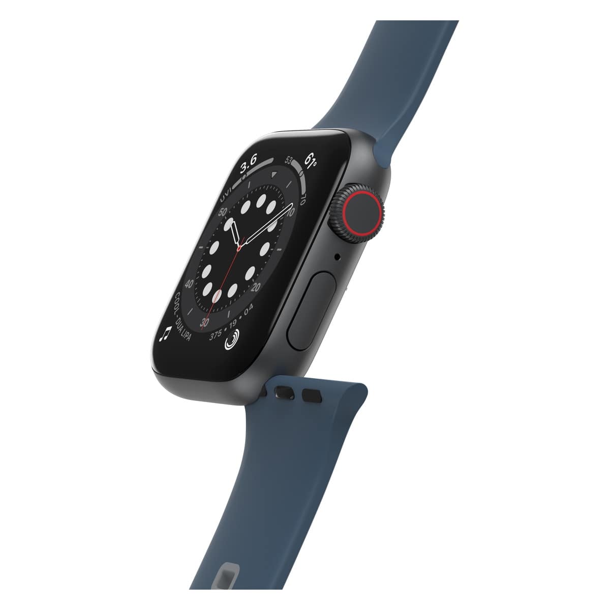 [OUTLET] Apple Watchバンド (42/41/40/38mm) シリコン素材 抗菌素材使用 ファイネストアワー(ネイビー) OtterBox[オッターボックス] (77-83898)