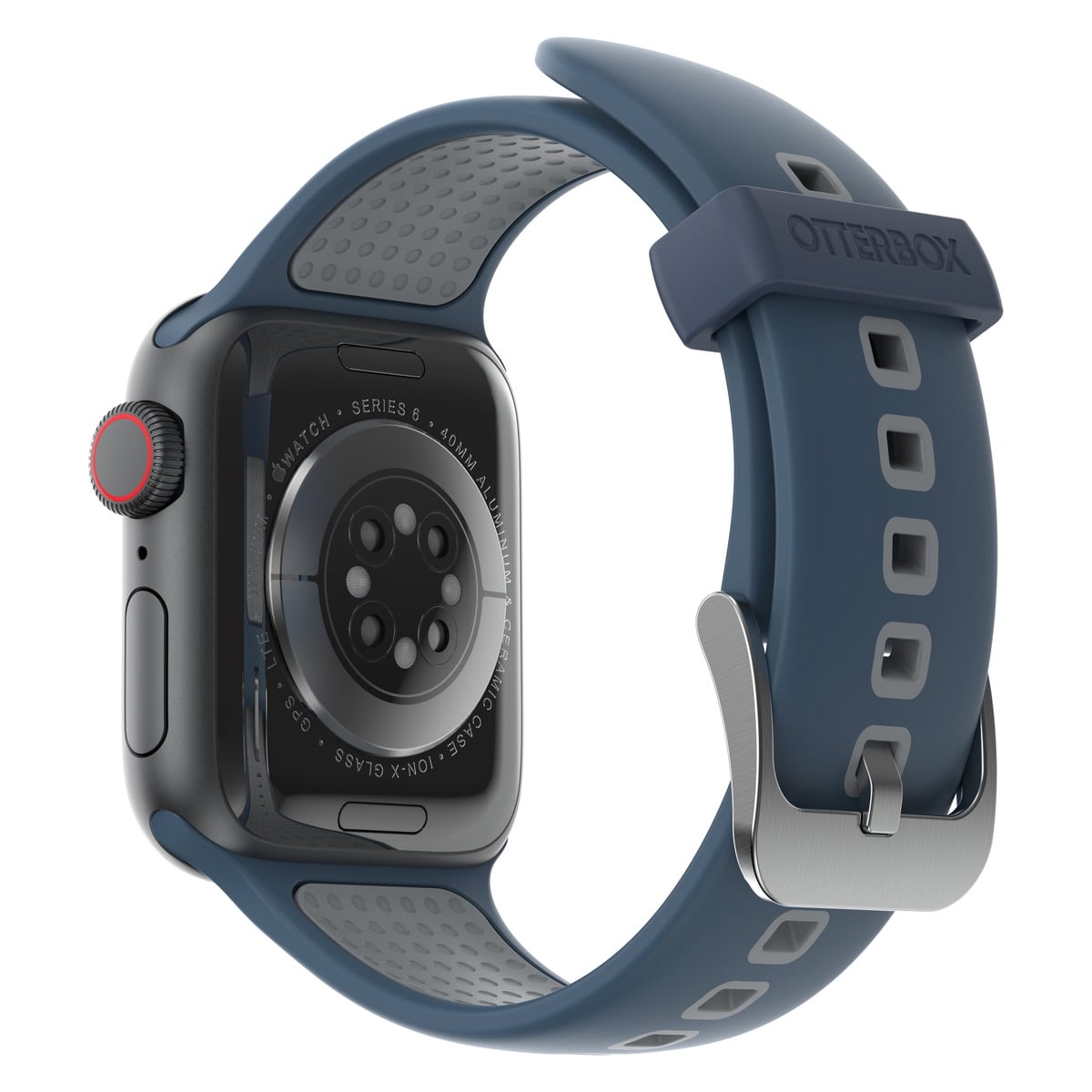 [OUTLET] Apple Watchバンド (42/41/40/38mm) シリコン素材 抗菌素材使用 ファイネストアワー(ネイビー) OtterBox[オッターボックス] (77-83898)