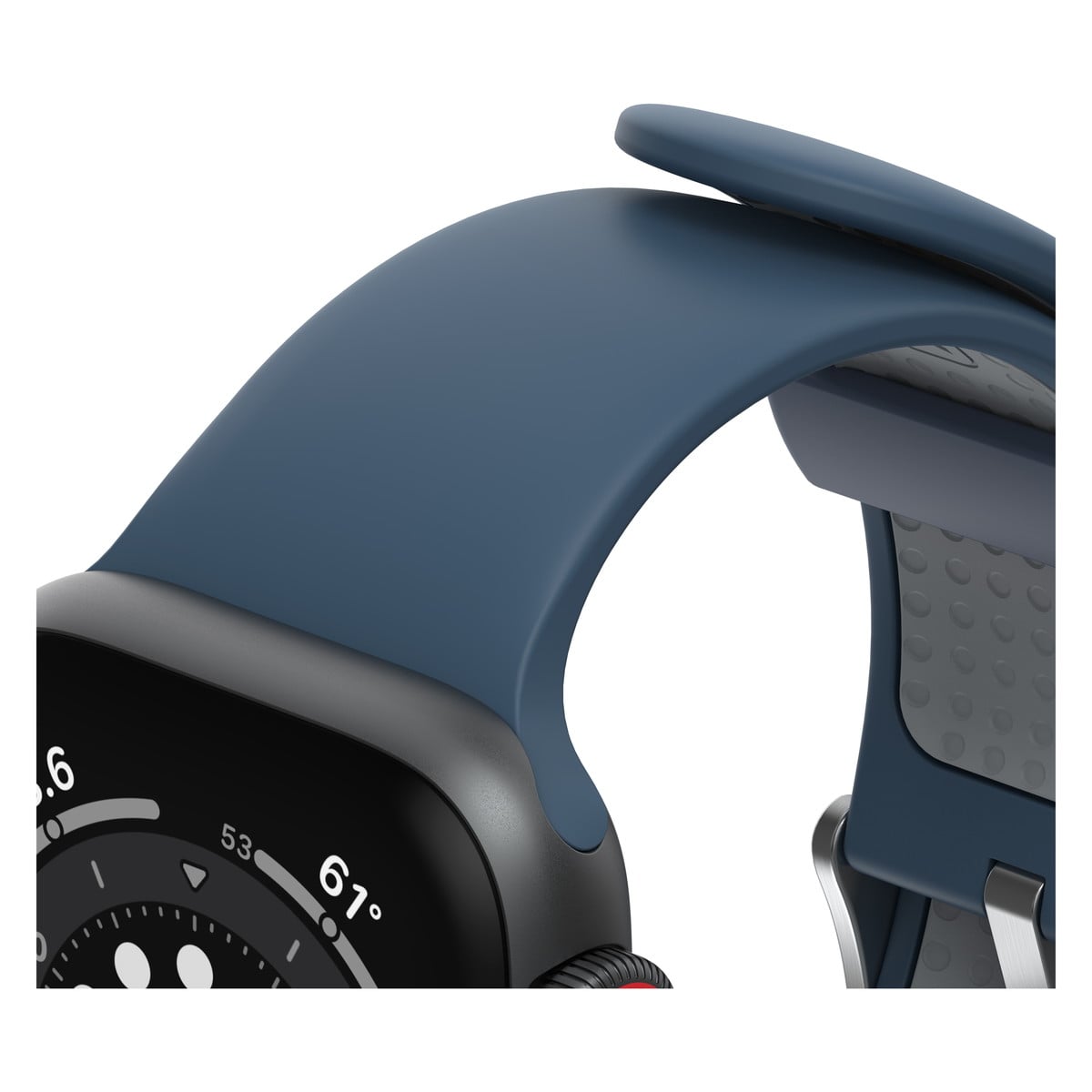 [OUTLET] Apple Watchバンド (42/41/40/38mm) シリコン素材 抗菌素材使用 ファイネストアワー(ネイビー) OtterBox[オッターボックス] (77-83898)