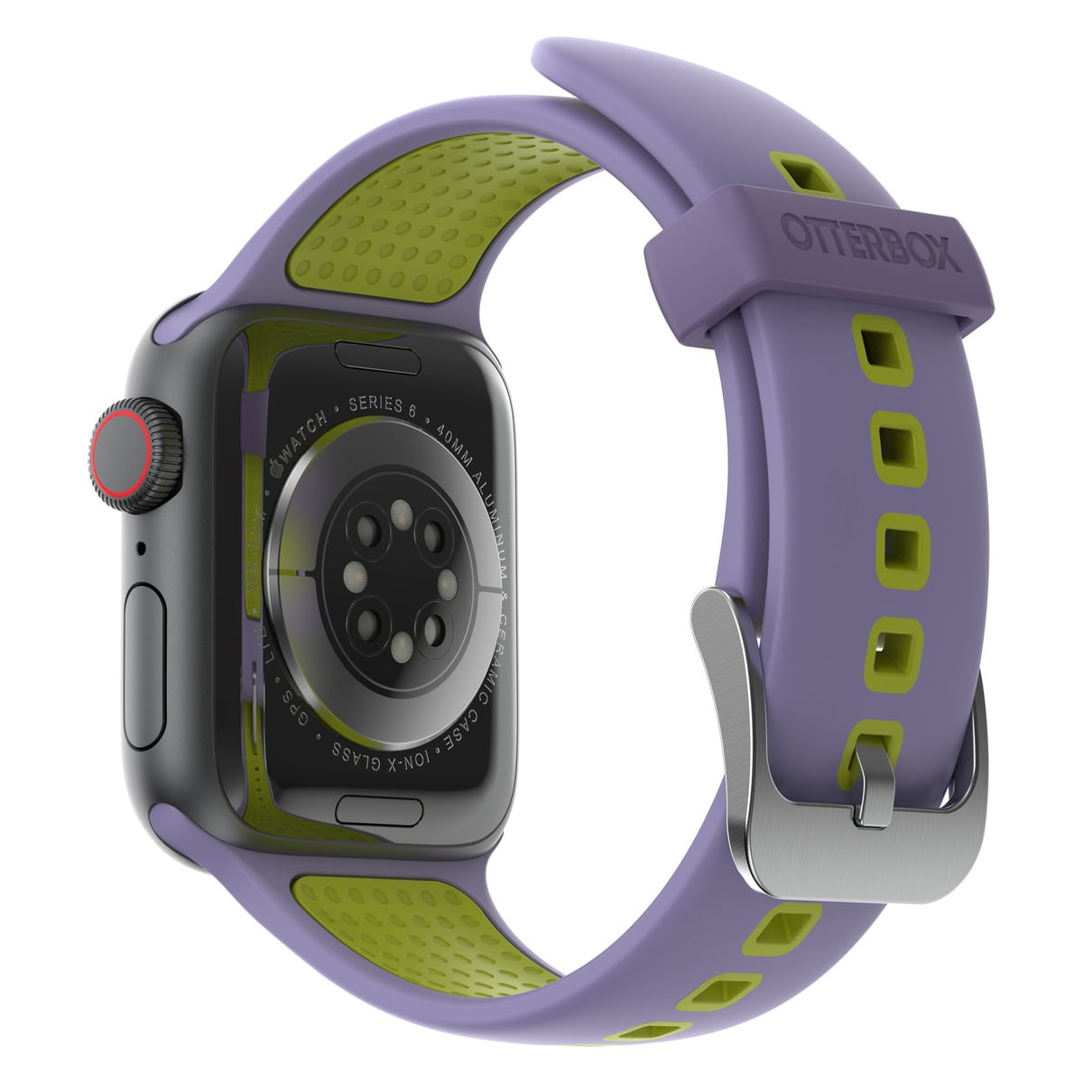 [OUTLET] Apple Watchバンド (42/41/40/38mm) シリコン素材 抗菌素材使用 バックインタイム(ラベンダー) OtterBox[オッターボックス] (77-83899)