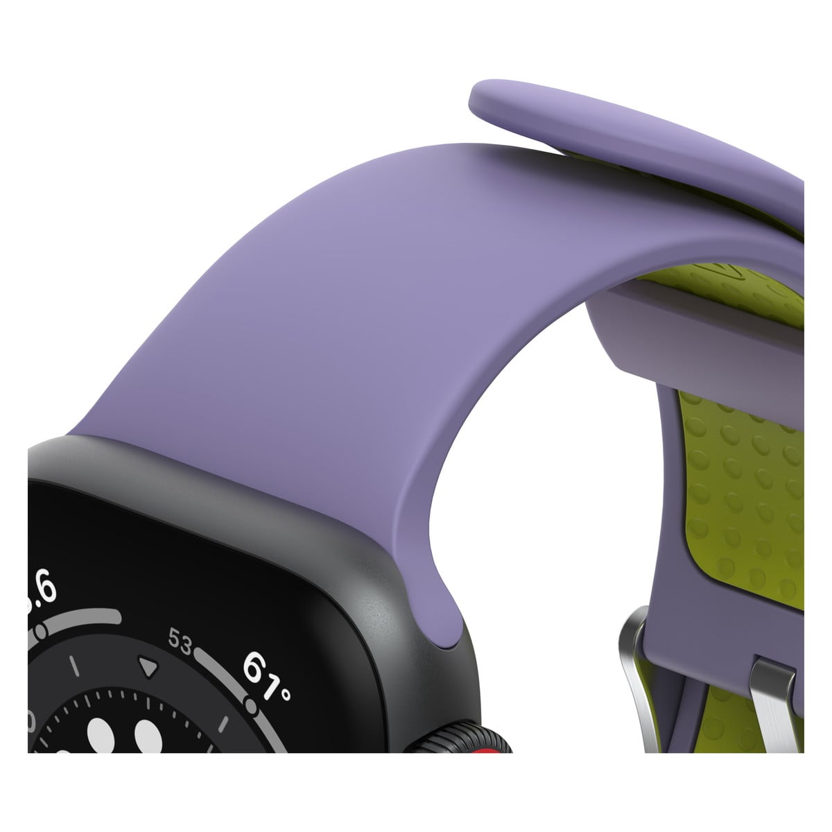 [OUTLET] Apple Watchバンド (42/41/40/38mm) シリコン素材 抗菌素材使用 バックインタイム(ラベンダー) OtterBox[オッターボックス] (77-83899)
