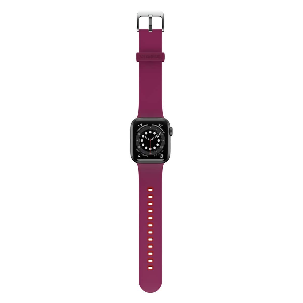 [OUTLET] Apple Watchバンド (42/41/40/38mm) シリコン素材 抗菌素材使用 パルスチェック(パープル) OtterBox[オッターボックス] (77-83900)