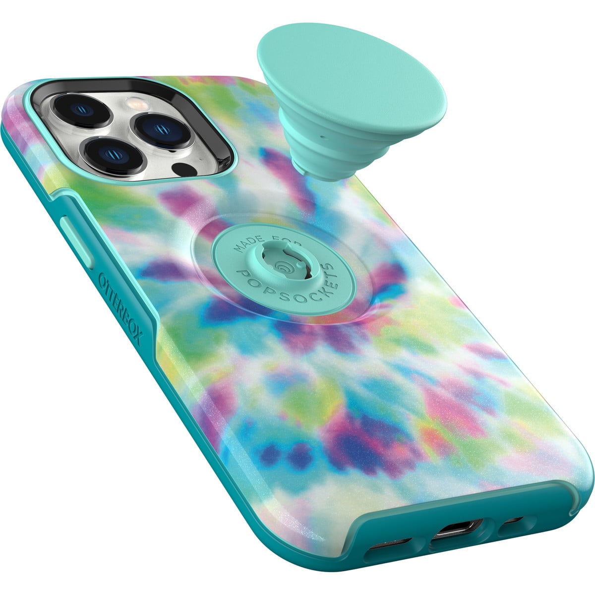 [OUTLET] iPhone 13 Pro スマホケース スマホカバー スマホグリップ/スマホスタンド内蔵 デイトリップグラフィック(カラフル/マーブル模様) OtterBox[オッターボックス] OTTER+POP Symmetry[オッター・ポップ シンメトリー] (77-84578)