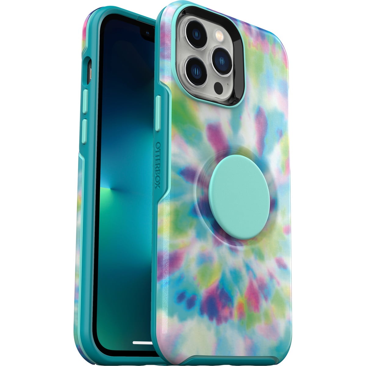 [OUTLET] iPhone 13 Pro Max スマホケース スマホカバー スマホグリップ/スマホスタンド内蔵 デイトリップグラフィック(カラフル/マーブル模様) OtterBox[オッターボックス] OTTER+POP Symmetry[オッター・ポップ シンメトリー] (77-84590)