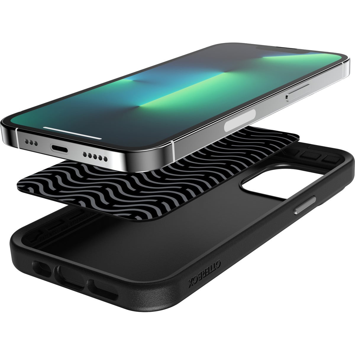 [OUTLET] iPhone 13 Pro スマホケース スマホカバー 抗菌 スクイッドインク(Black/ブラック) OtterBox[オッターボックス] EASYGRIP GAMING CASE[イージーグリップ ゲーミング ケース] (77-85462)