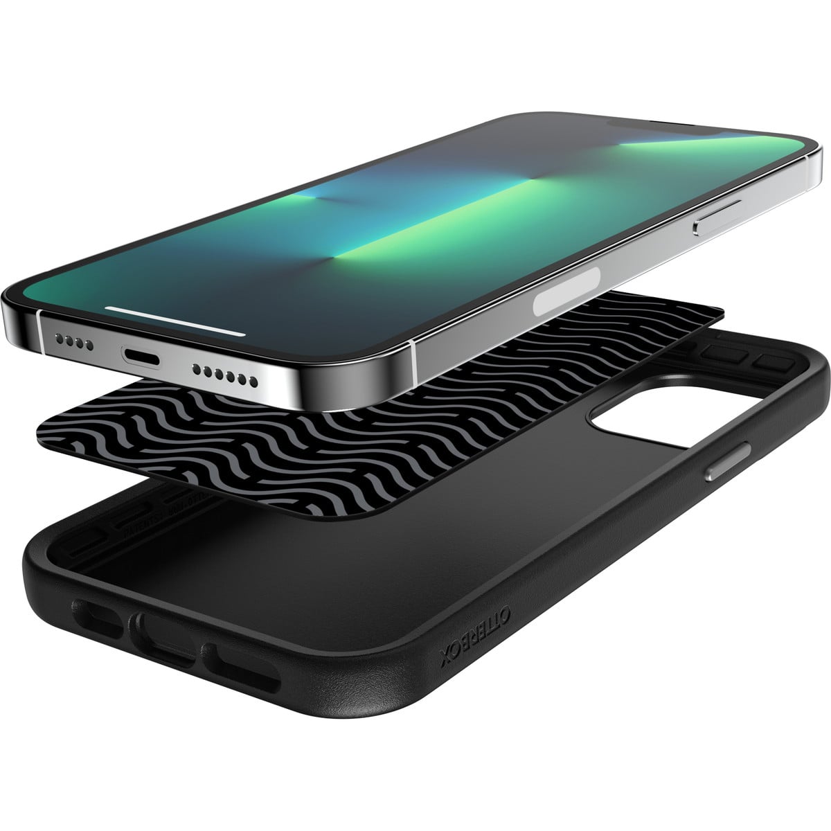 [OUTLET] iPhone 13 Pro Max スマホケース スマホカバー 抗菌 スクイッドインク(Black/ブラック) OtterBox[オッターボックス] EASYGRIP GAMING CASE[イージーグリップ ゲーミング ケース] (77-85493)