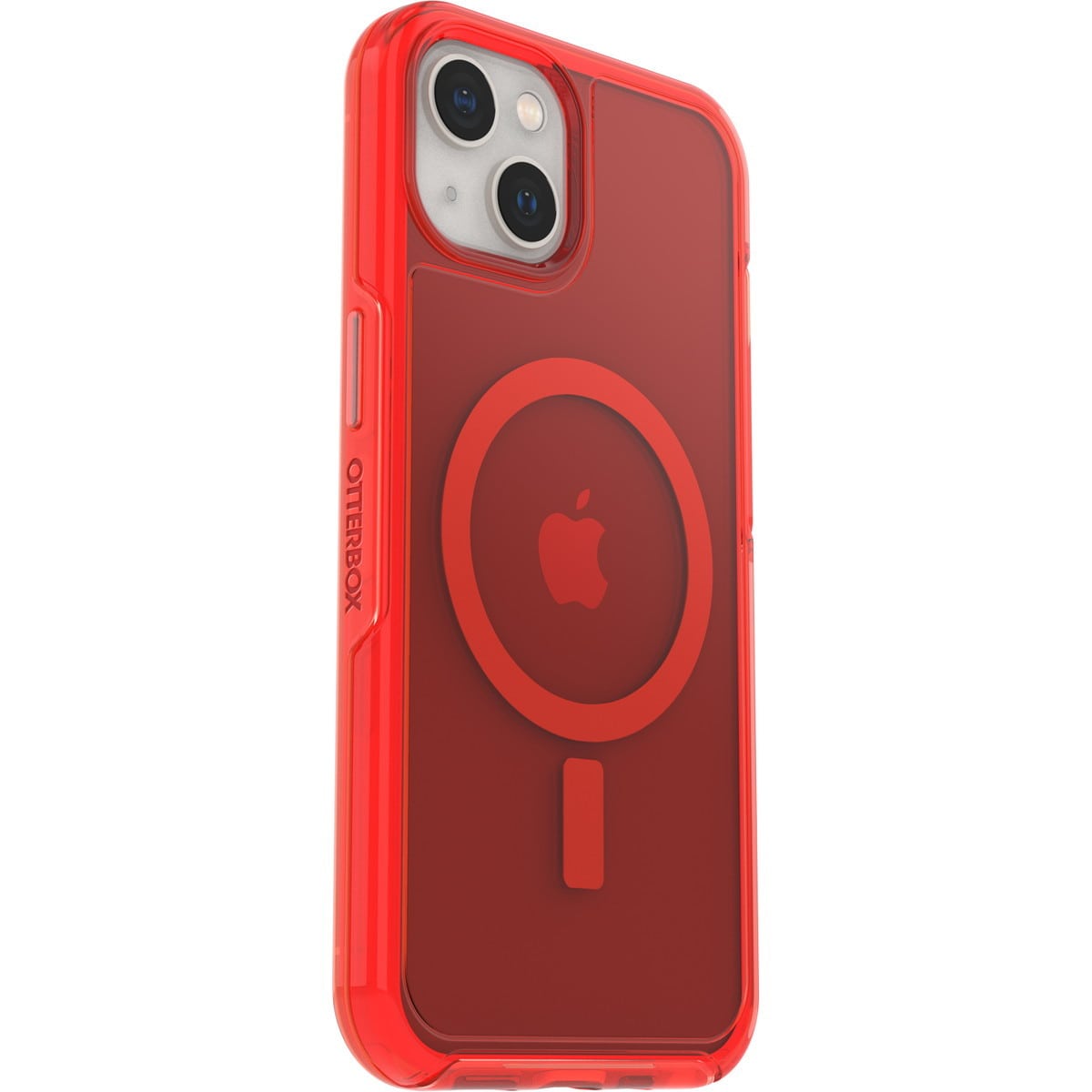 [OUTLET] iPhone 13 スマホケース スマホカバー MagSafe対応 CLEAR/インザレッド(クリア/レッド) OtterBox[オッターボックス] Symmetry PLUS[シンメトリー プラス] (77-85646)