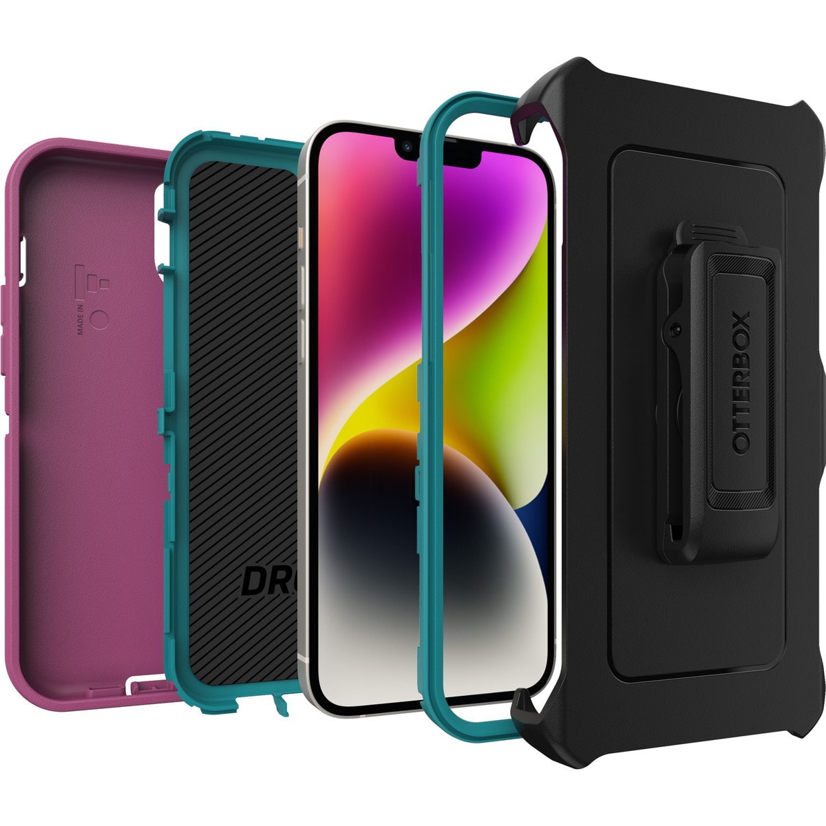 [OUTLET] iPhone 14 Plus スマホケース スマホカバー ホルスタークリップ/スタンド付 キャニオンサン(Pink/ピンク) OtterBox[オッターボックス] DEFENDER[ディフェンダー] (77-88369)