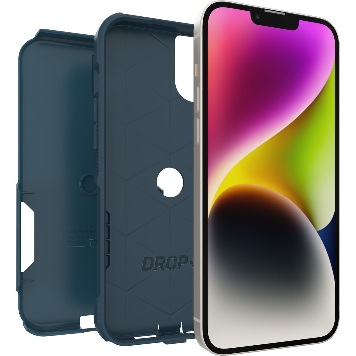 [OUTLET] iPhone 14 Plus スマホケース スマホカバー MagSafe対応 抗菌 耐衝撃 ドントビーブルー(ネイビー) OtterBox[オッターボックス] Commuter[コミューター] (77-88409)