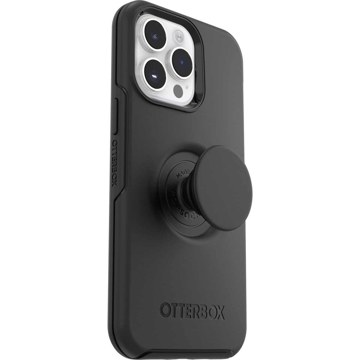 [OUTLET] iPhone 14 Pro Max スマホケース スマホカバー スマホグリップ/スマホスタンド内蔵 Black(ブラック) OtterBox[オッターボックス] OTTER+POP Symmetry[オッター・ポップ シンメトリー] (77-88765)