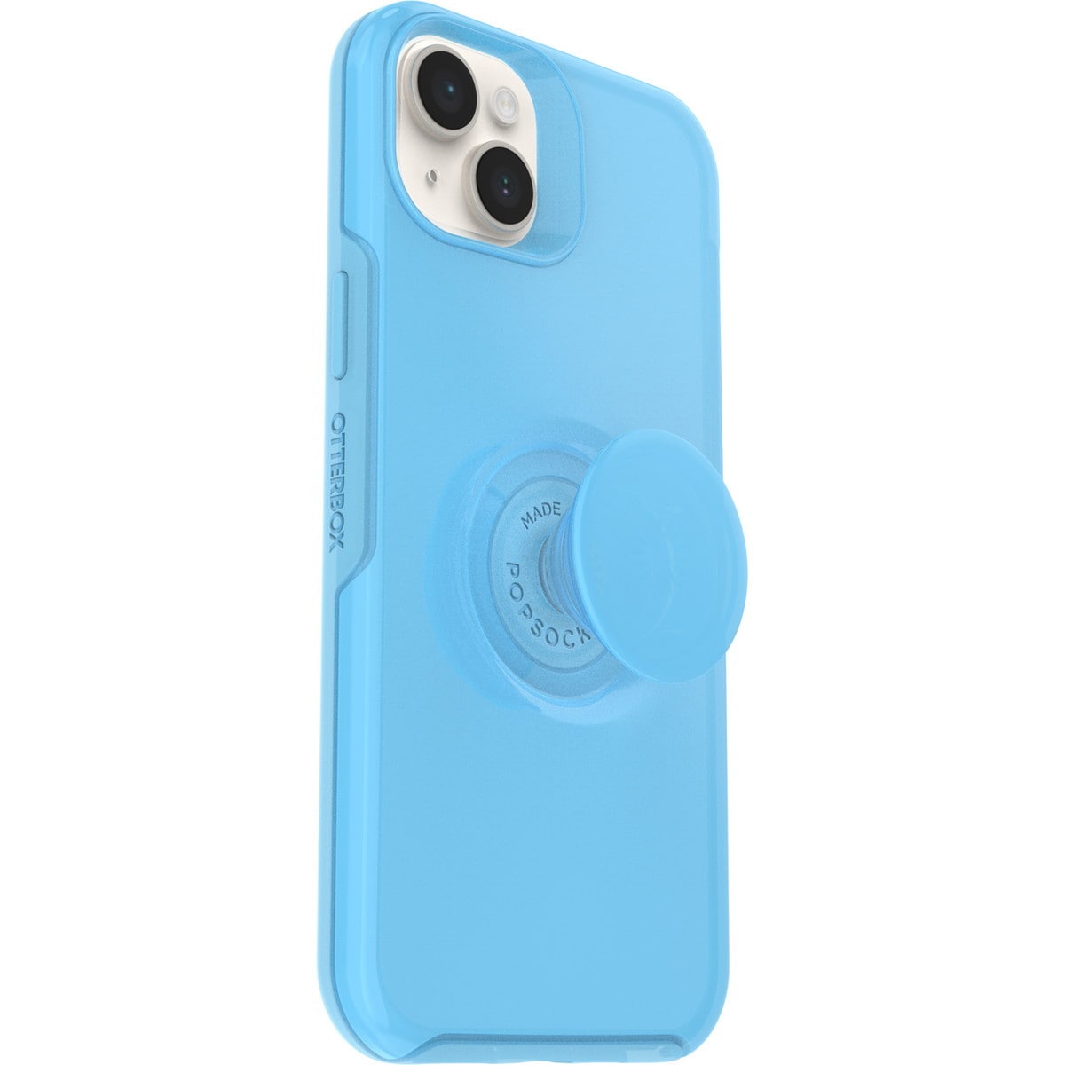 [OUTLET] iPhone 14 Plus スマホケース スマホカバー スマホグリップ/スマホスタンド内蔵 シアン(ブルー) OtterBox[オッターボックス] OTTER+POP Symmetry[オッター・ポップ シンメトリー] (77-88783)