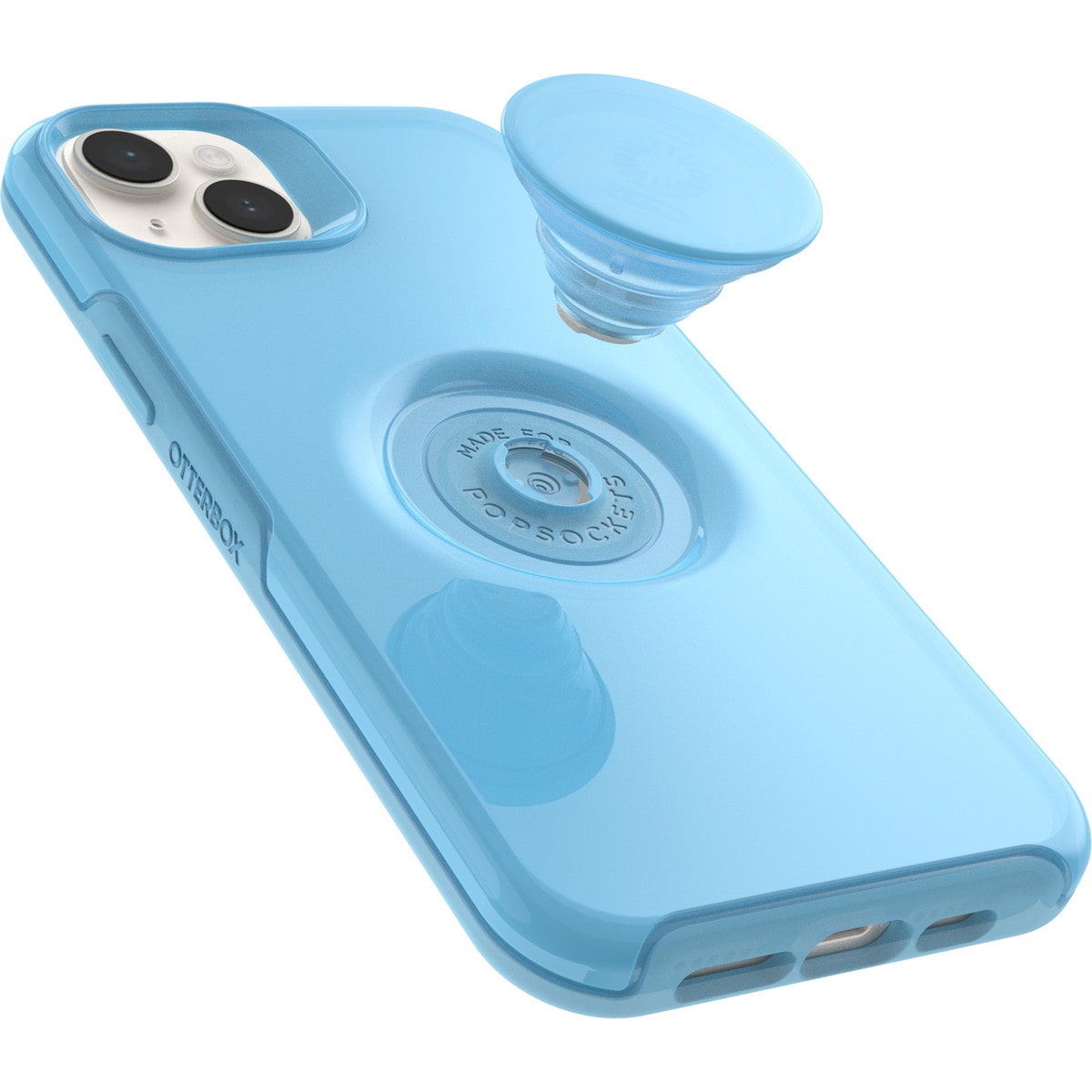 [OUTLET] iPhone 14 Plus スマホケース スマホカバー スマホグリップ/スマホスタンド内蔵 シアン(ブルー) OtterBox[オッターボックス] OTTER+POP Symmetry[オッター・ポップ シンメトリー] (77-88783)