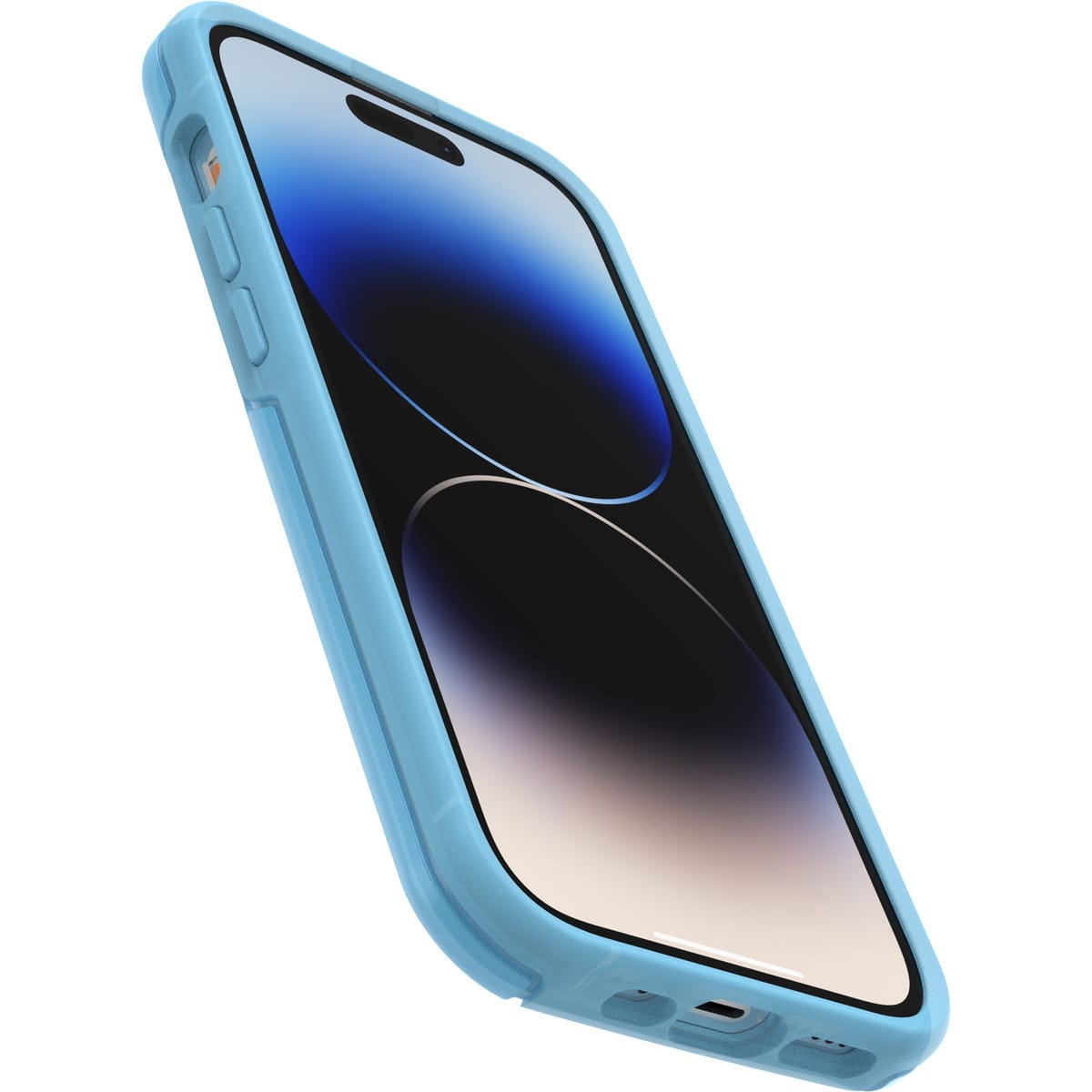 [OUTLET] iPhone 14 Pro スマホケース スマホカバー スマホグリップ/スマホスタンド内蔵 シアン(ブルー) OtterBox[オッターボックス] OTTER+POP Symmetry[オッター・ポップ シンメトリー] (77-88802)