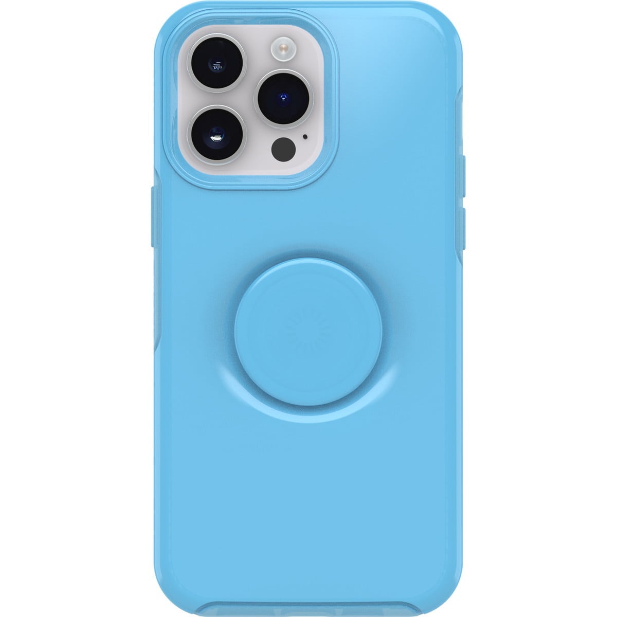 [OUTLET] iPhone 14 Pro Max スマホケース スマホカバー スマホグリップ/スマホスタンド内蔵 シアン(ブルー) OtterBox[オッターボックス] OTTER+POP Symmetry[オッター・ポップ シンメトリー] (77-88820)