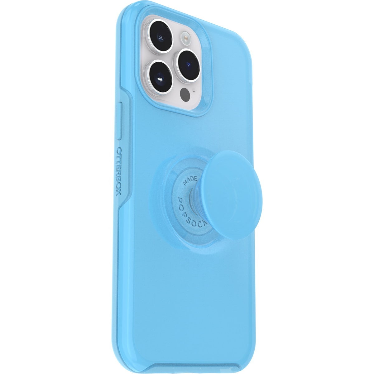 [OUTLET] iPhone 14 Pro Max スマホケース スマホカバー スマホグリップ/スマホスタンド内蔵 シアン(ブルー) OtterBox[オッターボックス] OTTER+POP Symmetry[オッター・ポップ シンメトリー] (77-88820)