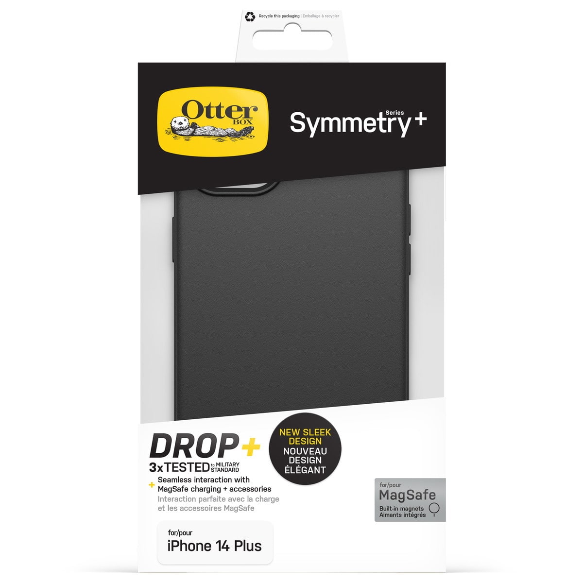[OUTLET] iPhone 14 Plus スマホケース スマホカバー MagSafe対応 Black(ブラック) OtterBox[オッターボックス] Symmetry PLUS [シンメトリープラス] (77-88994)