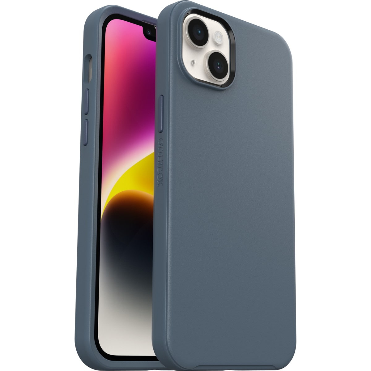 [OUTLET] iPhone 14 Plus スマホケース スマホカバー MagSafe対応 ブルーティフル(ブルーグレー) OtterBox[オッターボックス] Symmetry PLUS[シンメトリー プラス] (77-89004)