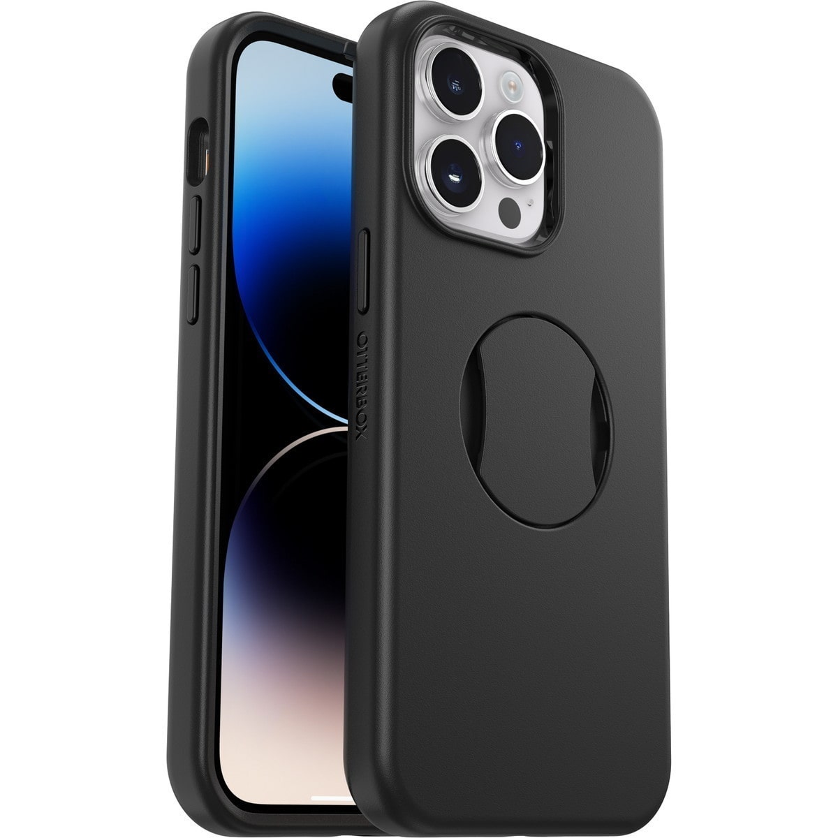 [OUTLET] iPhone 14 Pro Max スマホケース スマホカバー グリップ＆スタンド内蔵 MagSafe対応 耐衝撃 Black(ブラック) OtterBox[オッターボックス] OtterGrip Symmetry[オッターグリップ シンメトリー] (77-89363)