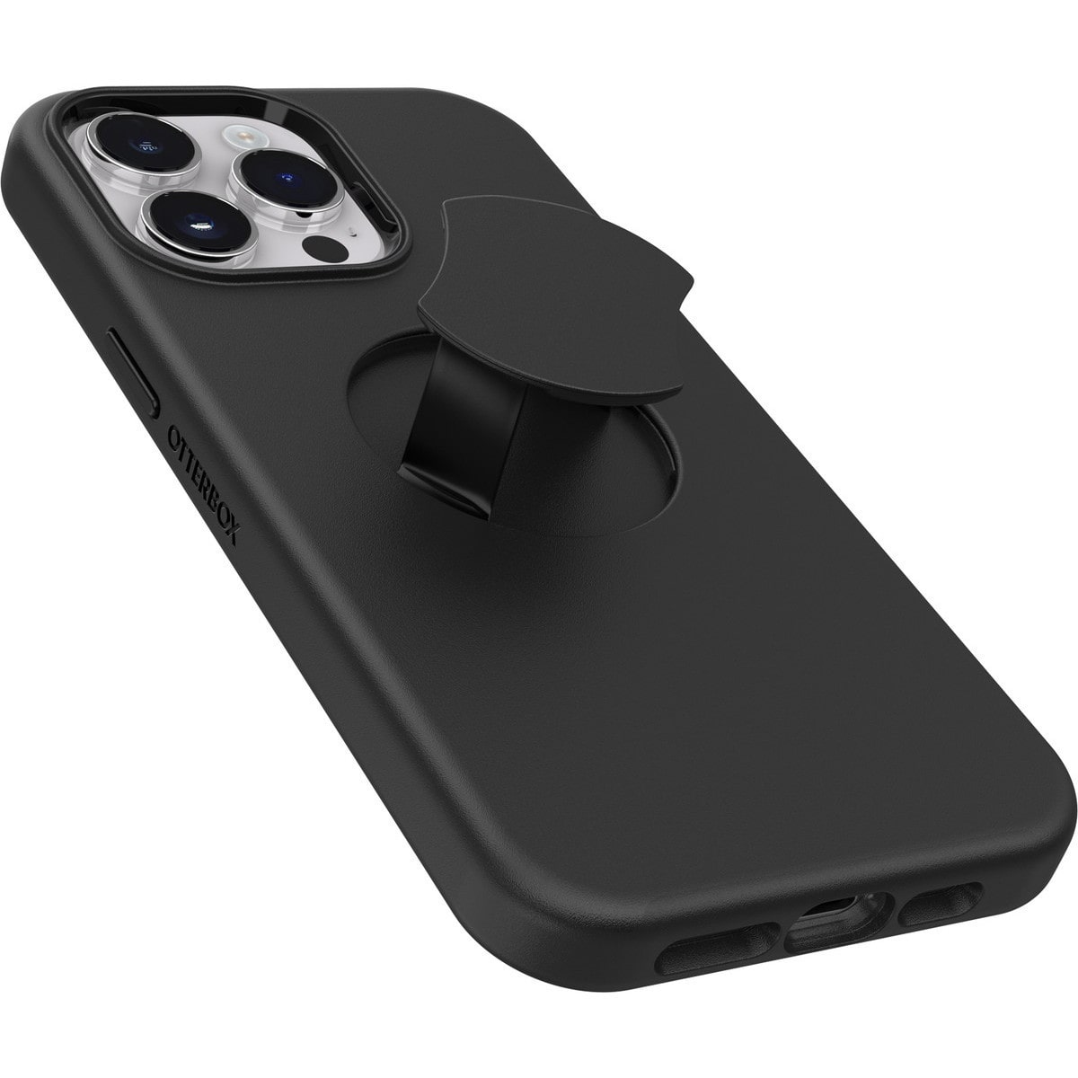 [OUTLET] iPhone 14 Pro Max スマホケース スマホカバー グリップ＆スタンド内蔵 MagSafe対応 耐衝撃 Black(ブラック) OtterBox[オッターボックス] OtterGrip Symmetry[オッターグリップ シンメトリー] (77-89363)