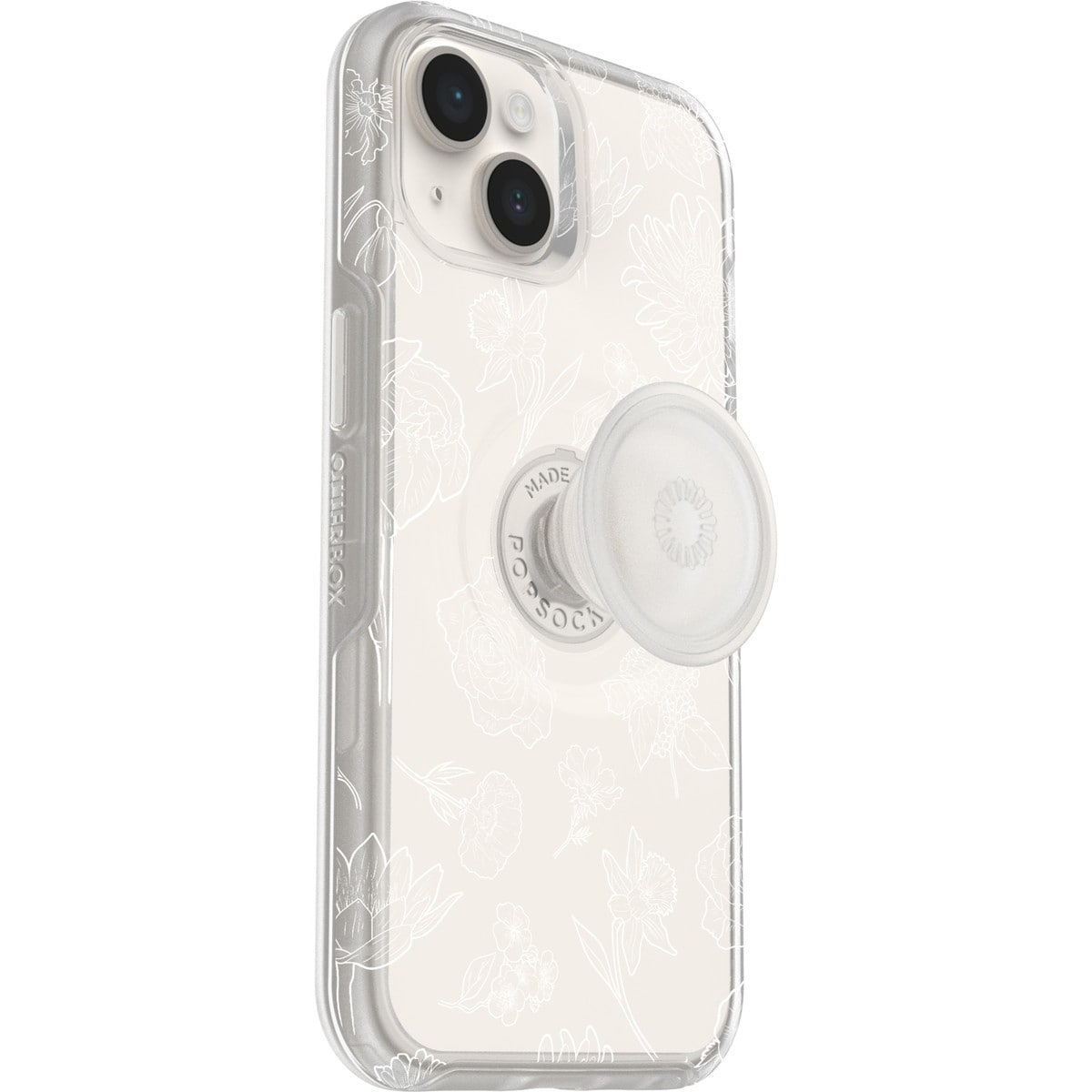 [OUTLET] iPhone 14 スマホスマホケース スマホカバー スマホグリップ/スマホスタンドスタンド内蔵 Clear/flower(クリア/フラワー) OtterBox[オッターボックス] OTTER + POP Symmetry[オッター・ポップ シンメトリー] (77-89714)