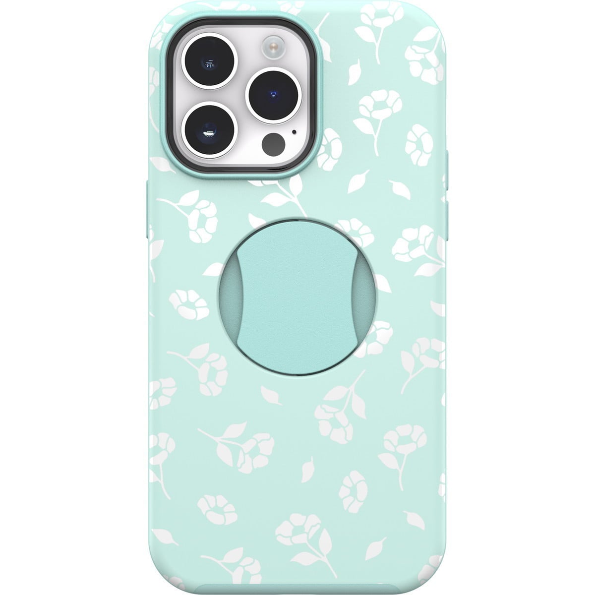 [OUTLET] iPhone 14 Pro Max スマホケース スマホカバー グリップ＆スタンド内蔵 MagSafe対応 耐衝撃 ポピーバイザシー(グリーン/花柄) OtterBox[オッターボックス] OtterGrip Symmetry[オッターグリップ シンメトリー] (77-89899)