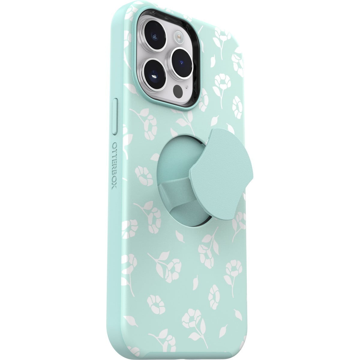 [OUTLET] iPhone 14 Pro Max スマホケース スマホカバー グリップ＆スタンド内蔵 MagSafe対応 耐衝撃 ポピーバイザシー(グリーン/花柄) OtterBox[オッターボックス] OtterGrip Symmetry[オッターグリップ シンメトリー] (77-89899)