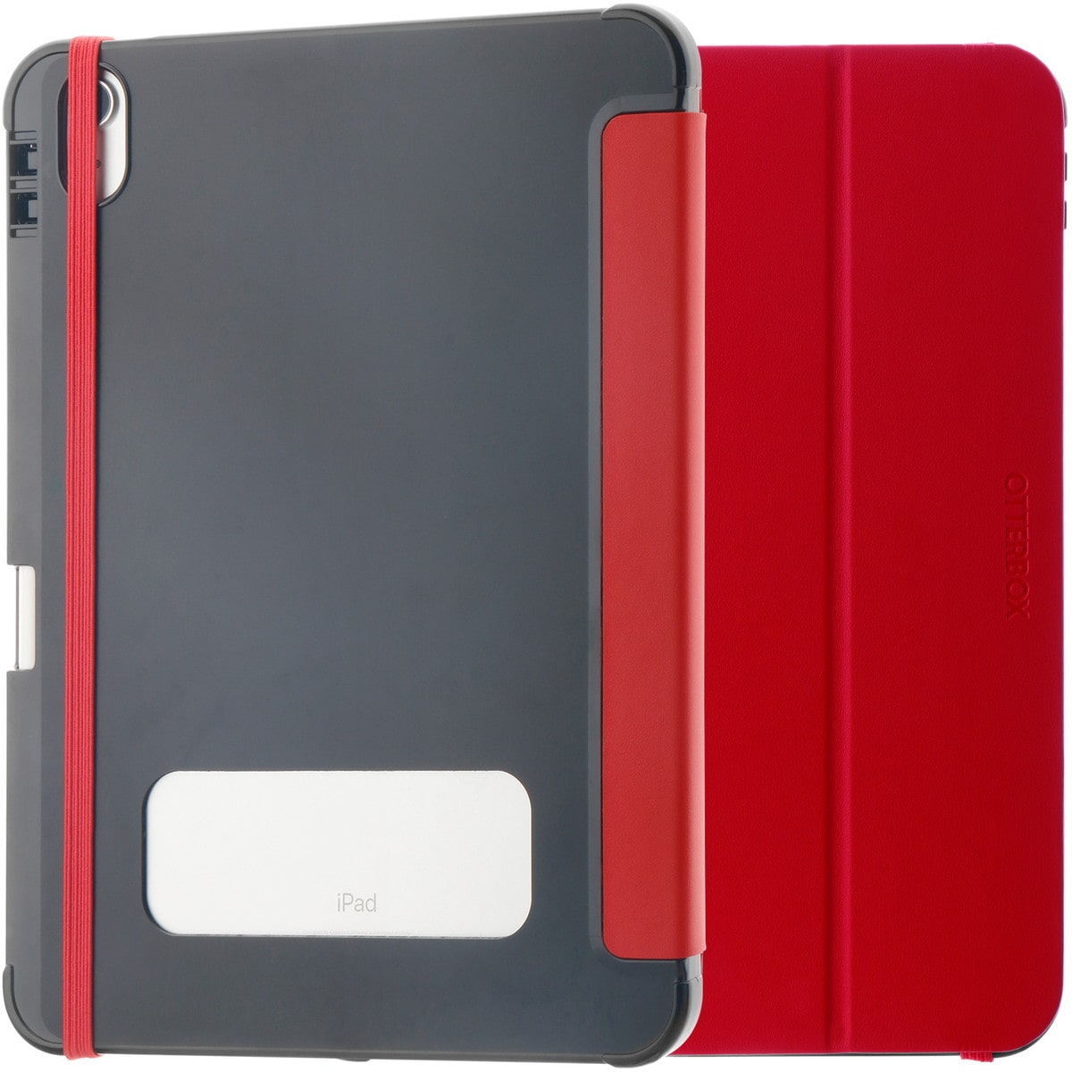 [OUTLET] iPad[A16/第10世代] ケース React Folio 耐衝撃 レッド/ブラック OtterBox オッターボックス (77-92190)