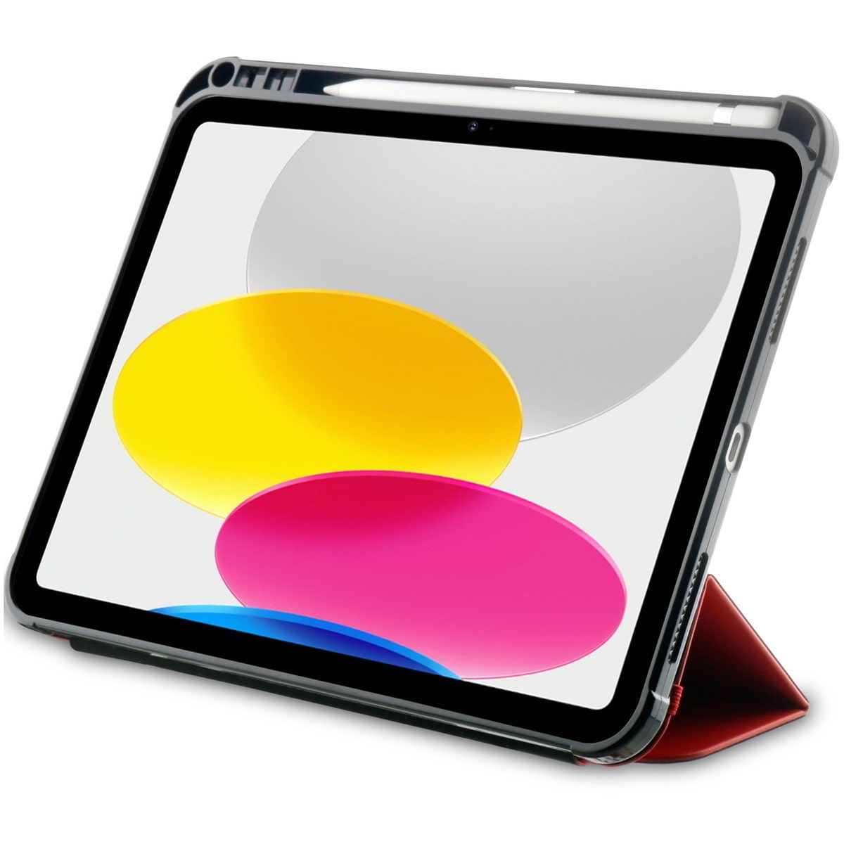 [OUTLET] iPad[A16/第10世代] ケース React Folio 耐衝撃 レッド/ブラック OtterBox オッターボックス (77-92190)