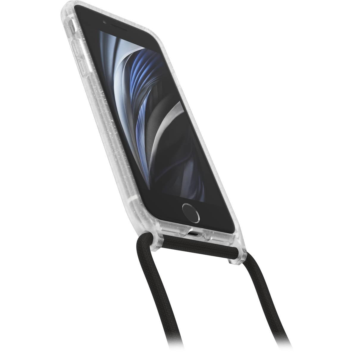 [OUTLET] iPhone SE [第2/3世代] iPhone 7/8 スマホケース スマホカバー ネックレス型 ネックストラップ付 耐衝撃 スターダスト(Clear/クリア ラメ) OtterBox[オッターボックス] React [リアクト] Necklace (77-92275)