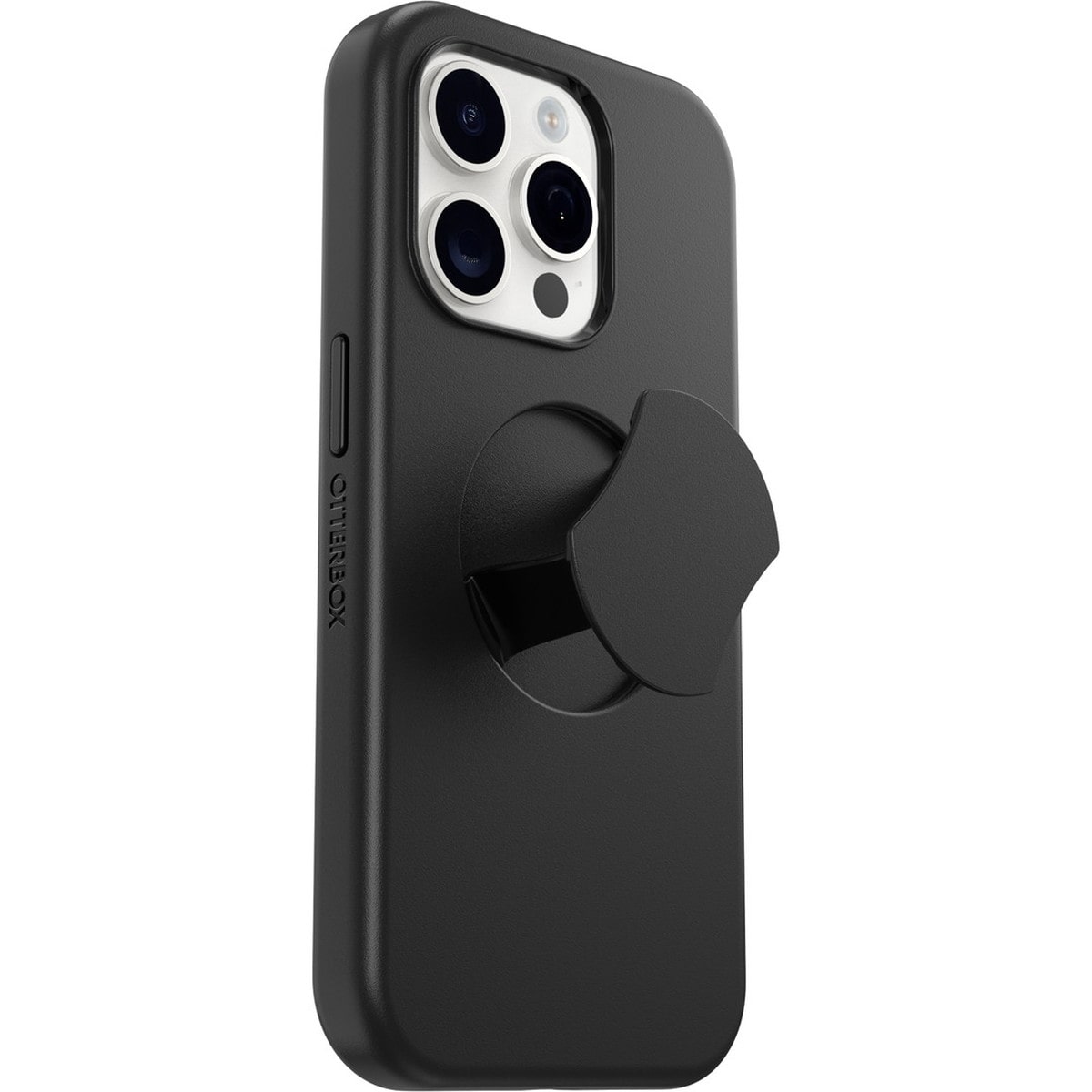 [OUTLET] iPhone 15 Pro スマホケース スマホカバー グリップ＆スタンド内蔵 MagSafe対応 耐衝撃 MILスペック Black(ブラック) OtterBox[オッターボックス] OtterGrip Symmetry[オッターグリップ シンメトリー] (77-93133)