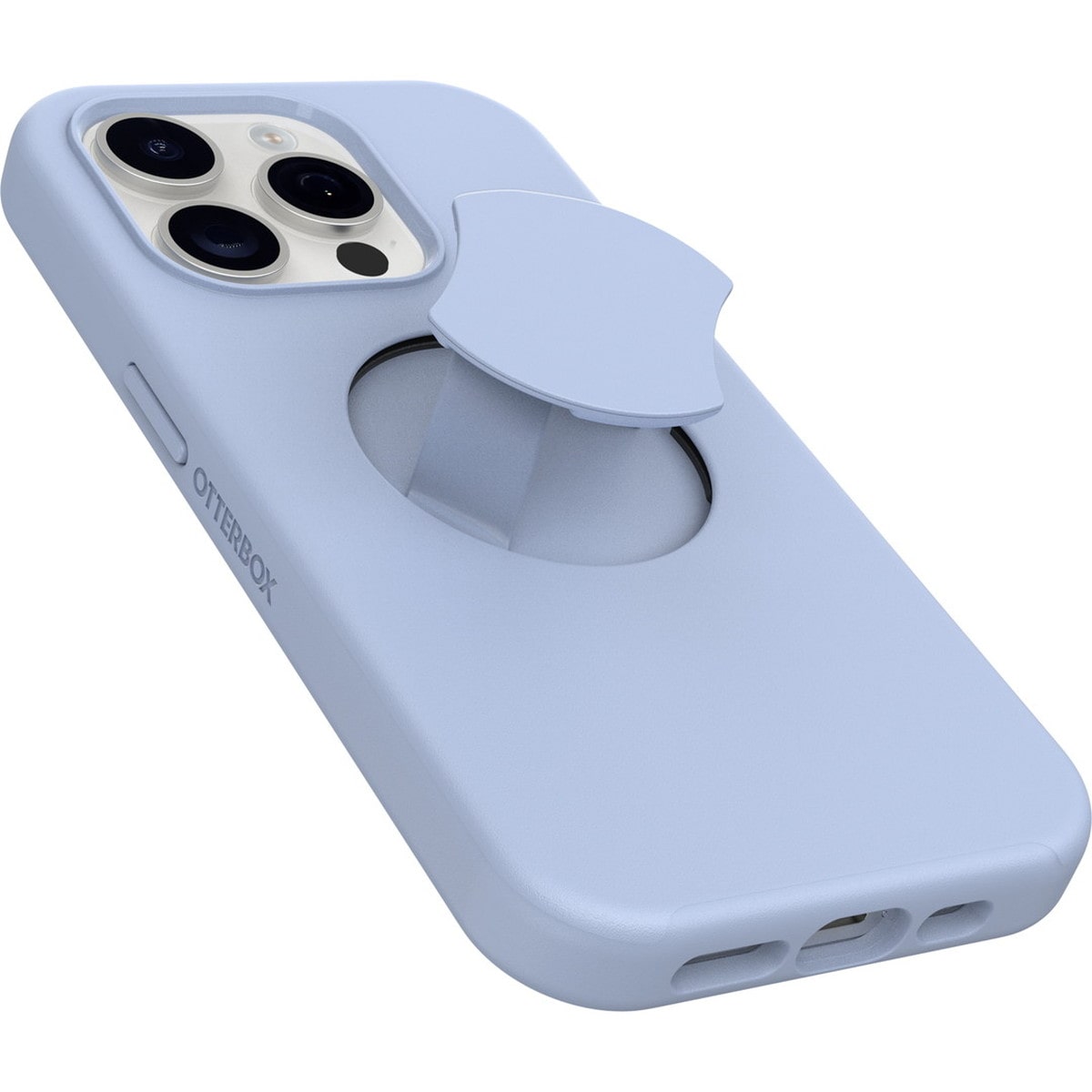 [OUTLET] iPhone 15 Pro スマホケース スマホカバー グリップ＆スタンド内蔵 MagSafe対応 耐衝撃 MILスペック Blue(ブルー) OtterBox[オッターボックス] OtterGrip Symmetry[オッターグリップ シンメトリー] (77-93141)