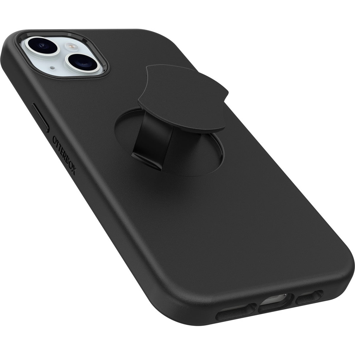 [OUTLET] iPhone 15 Plus スマホケース スマホカバー グリップ＆スタンド内蔵 MagSafe対応 耐衝撃 MILスペック Black(ブラック) OtterBox[オッターボックス] OtterGrip Symmetry[オッターグリップ シンメトリー] (77-93152)