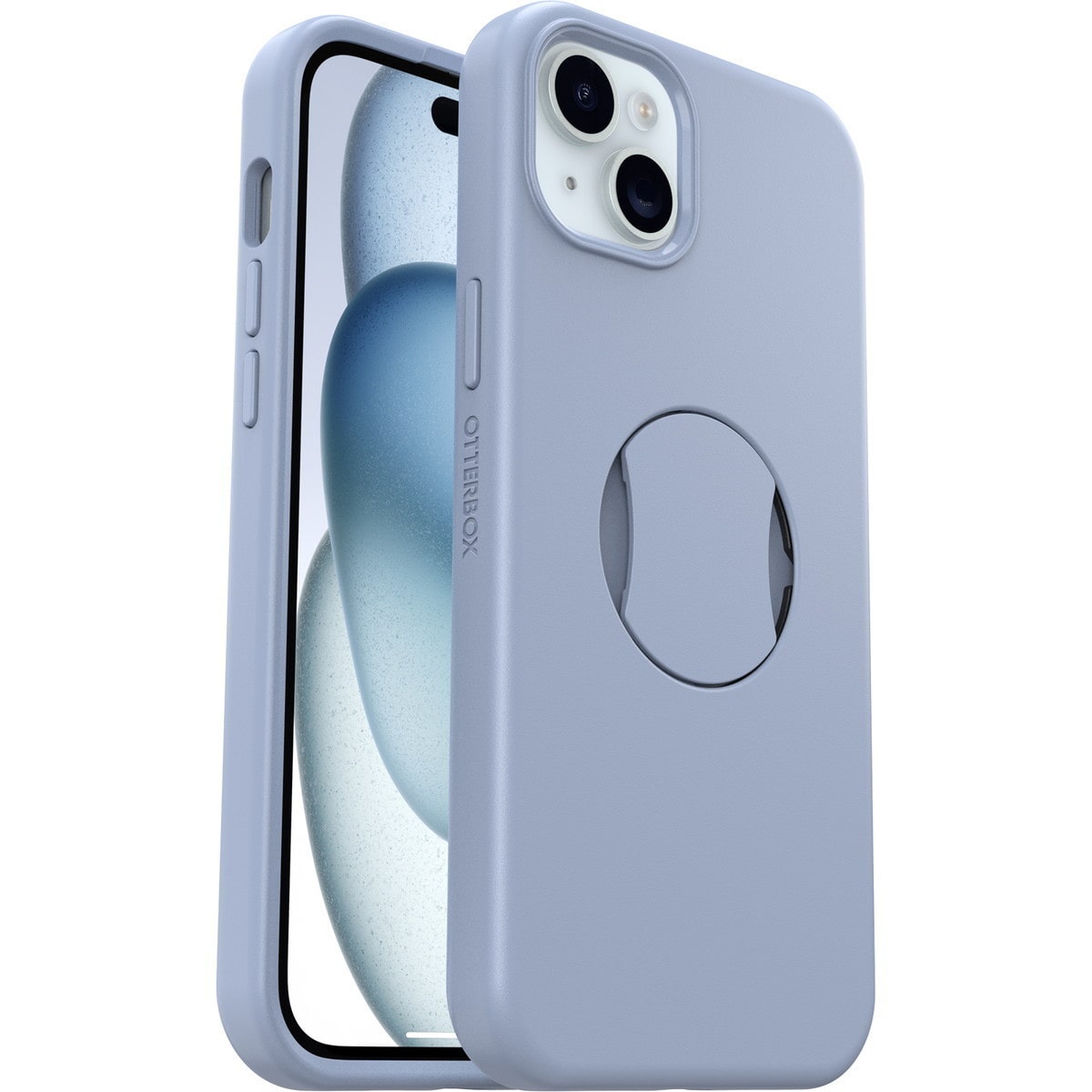 [OUTLET] iPhone 15 Plus スマホケース スマホカバー グリップ＆スタンド内蔵 MagSafe対応 耐衝撃 ユードゥーブルー(パープル) OtterBox[オッターボックス] OtterGrip Symmetry[オッターグリップ シンメトリー] (77-93160)