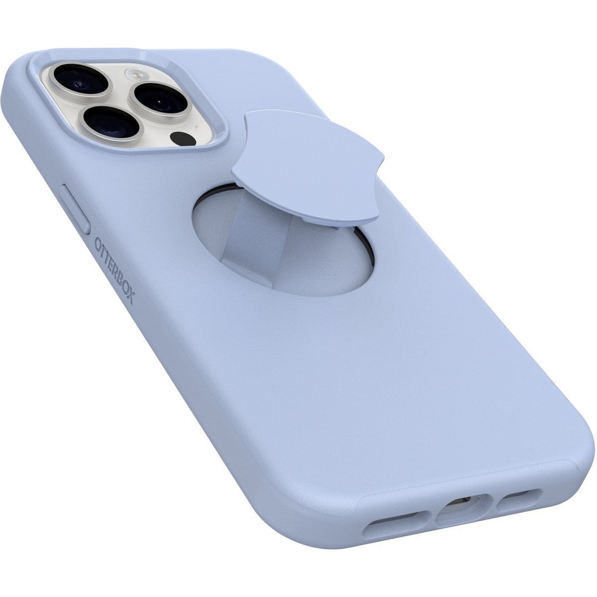 [OUTLET] iPhone 15 Pro Max スマホケース スマホカバー グリップ＆スタンド内蔵 MagSafe対応 耐衝撃 MILスペック Blue(ブルー) OtterBox[オッターボックス] OtterGrip Symmetry[オッターグリップ シンメトリー] (77-93178)
