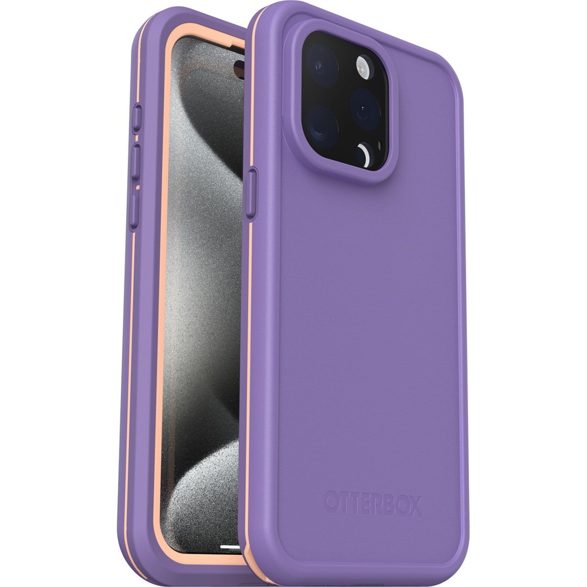 [OUTLET] iPhone 15 Pro Max ケース Fre 耐衝撃 MILスペック 防水 MagSafe プラム 77-93431 OtterBox オッターボックス (77-93431)