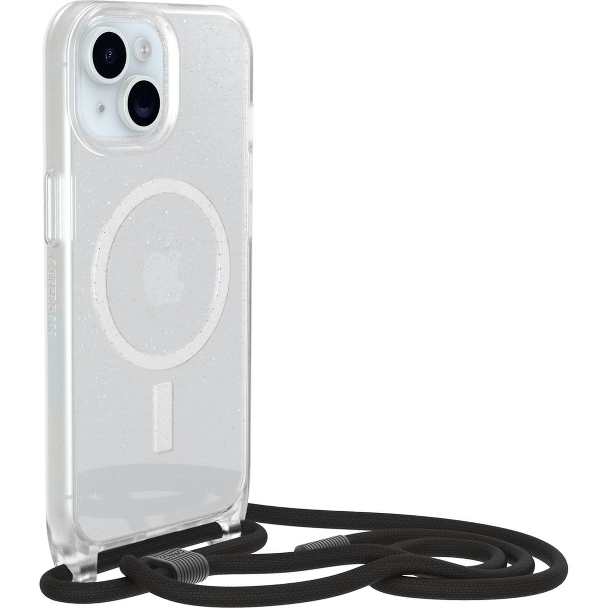 [OUTLET] iPhone 15 スマホケース スマホカバー  ネックレス型 ネックストラップ付 耐衝撃 MagSafe対応 スターダスト(Clear/クリア) OtterBox[オッターボックス] React [リアクト] Necklace (77-93595)