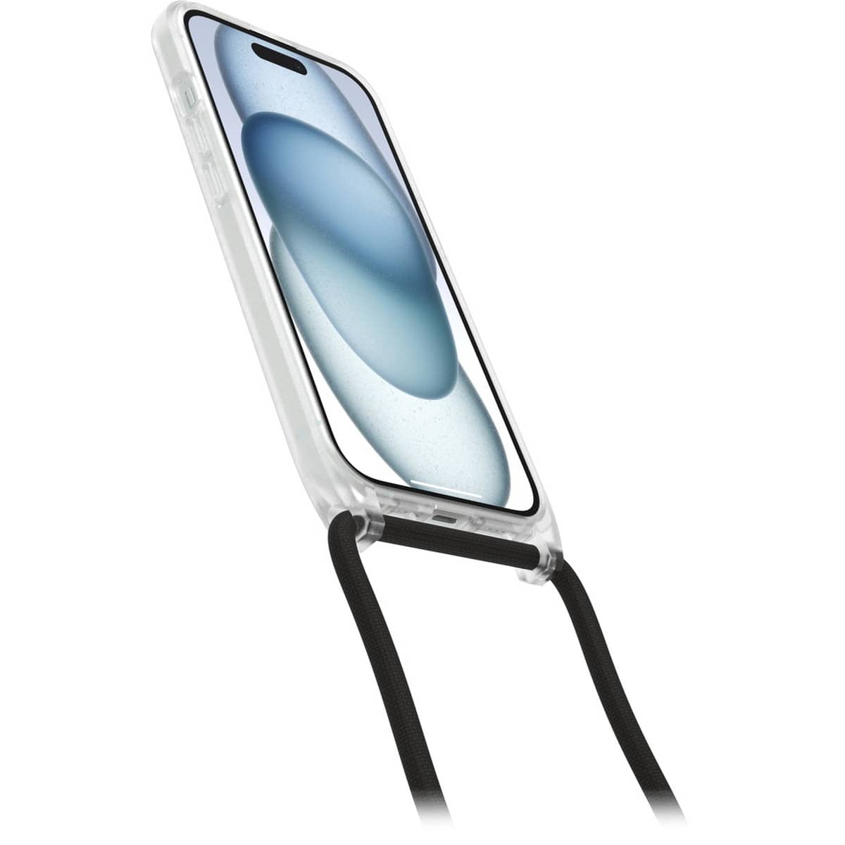 [OUTLET] iPhone 15 スマホケース スマホカバー  ネックレス型 ネックストラップ付 耐衝撃 MagSafe対応 スターダスト(Clear/クリア) OtterBox[オッターボックス] React [リアクト] Necklace (77-93595)